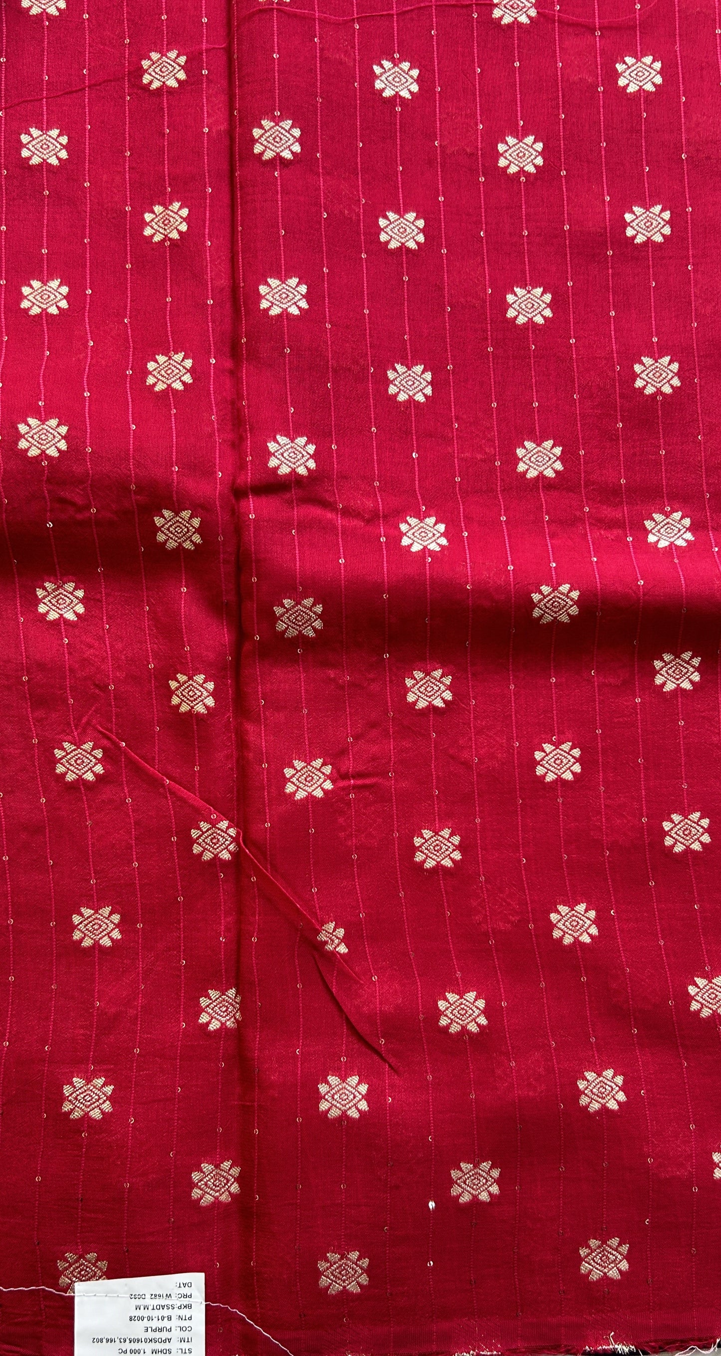 Satin Georgette Saree Purple Colored Complemented with a Zari Border. - Sampradaya Designer Studio