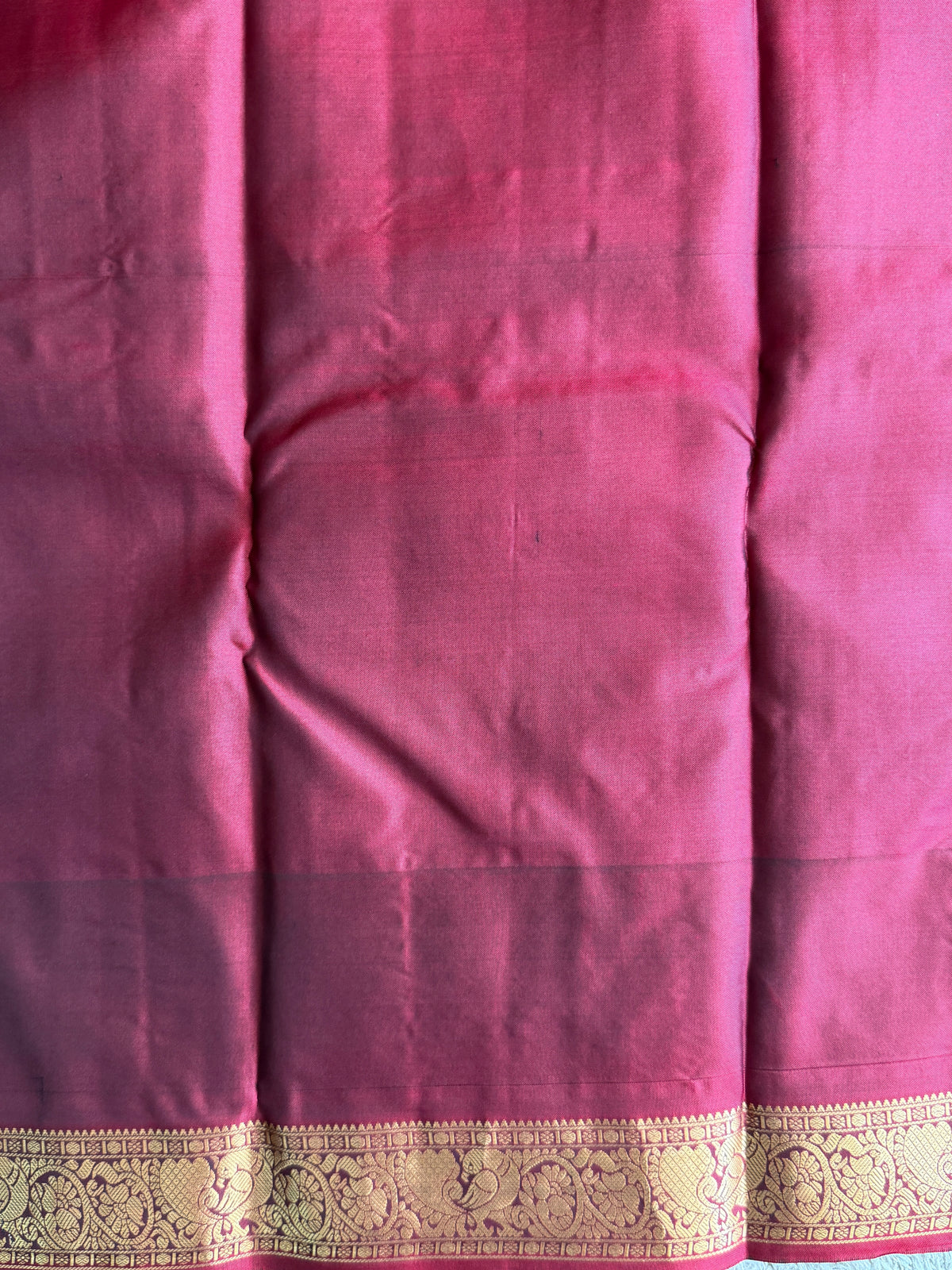 Pure Kanjivaram Silk Saree | Yellow With Gold Zari Border | Handloom | Silk Mark Certified