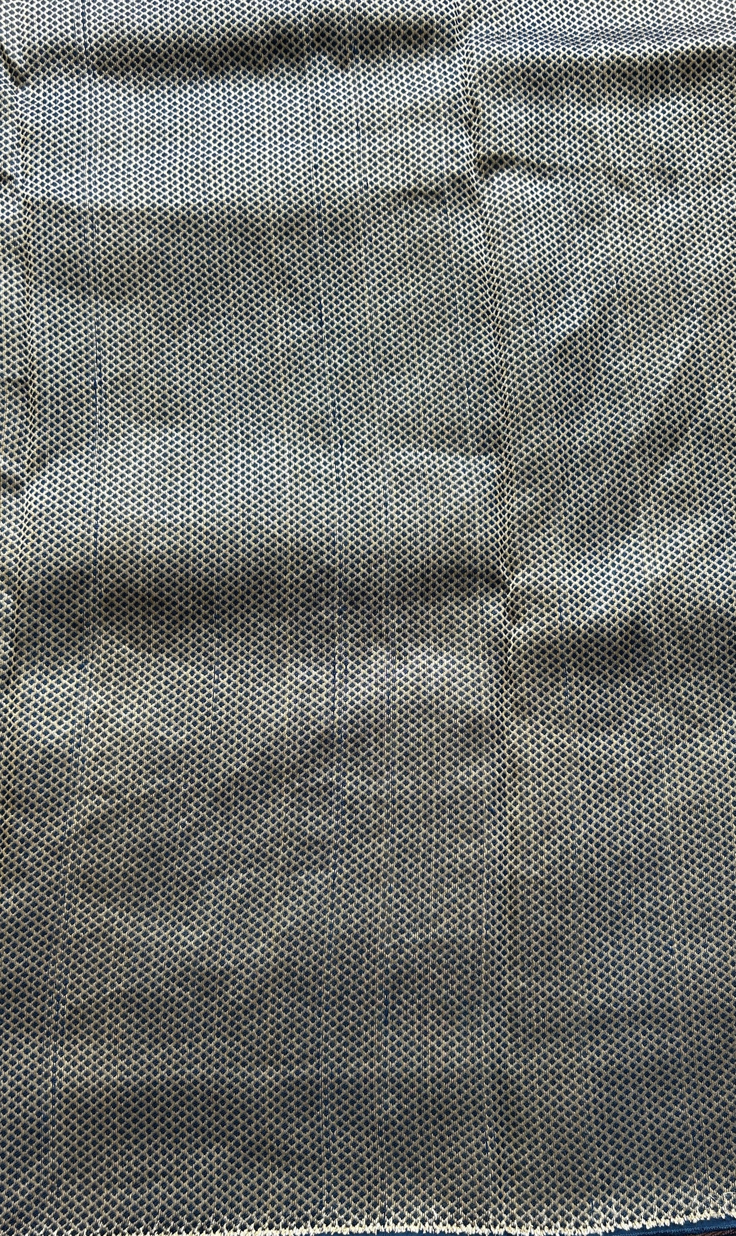 Banarasi Tussar Georgette Plain Saree Peacock Blue Colored Exquisite Zari Border. - Sampradaya Designer Studio