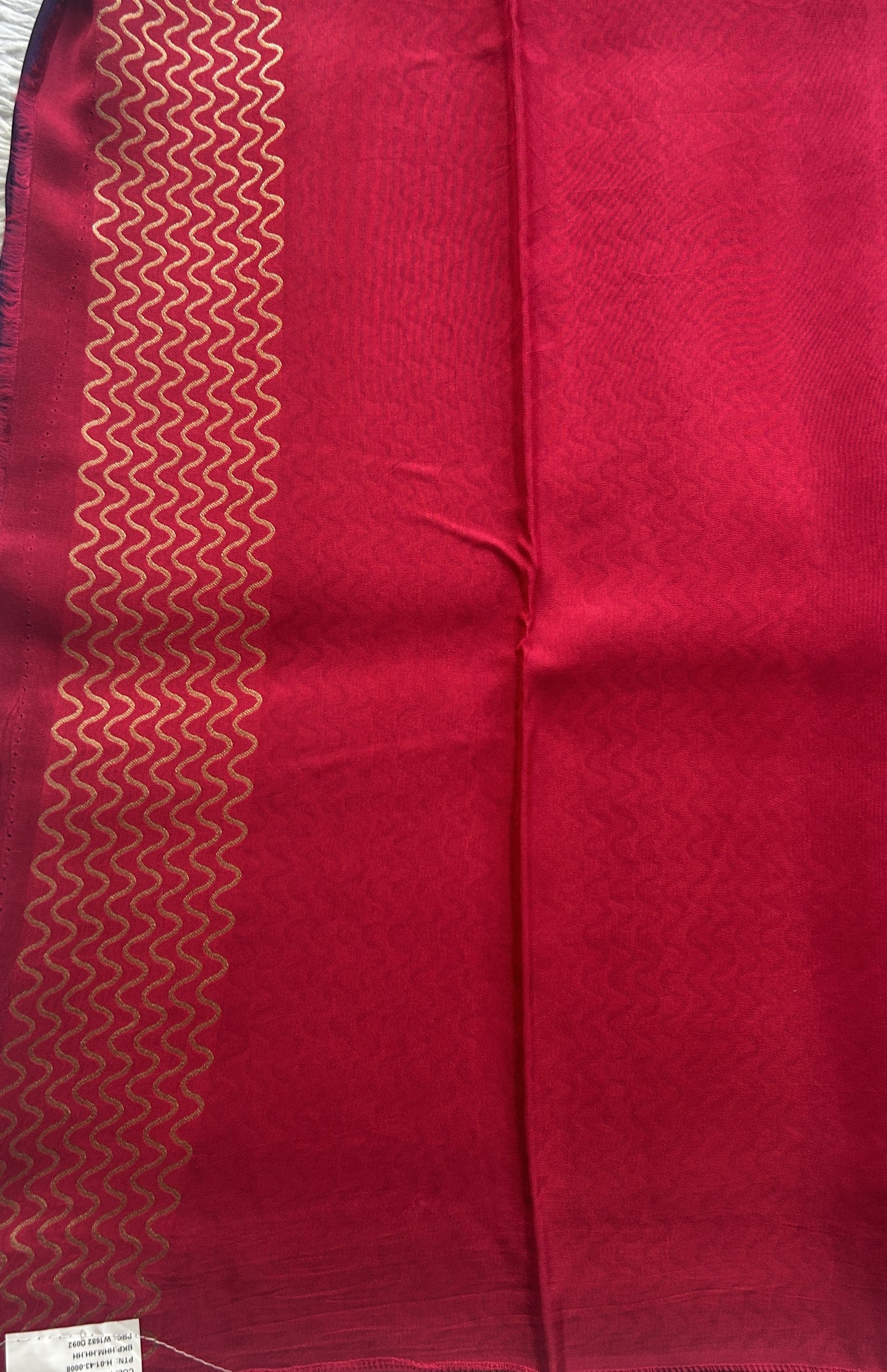 Semi Georgette Saree Violet Colored Paired with a Borderless. - Sampradaya Designer Studio