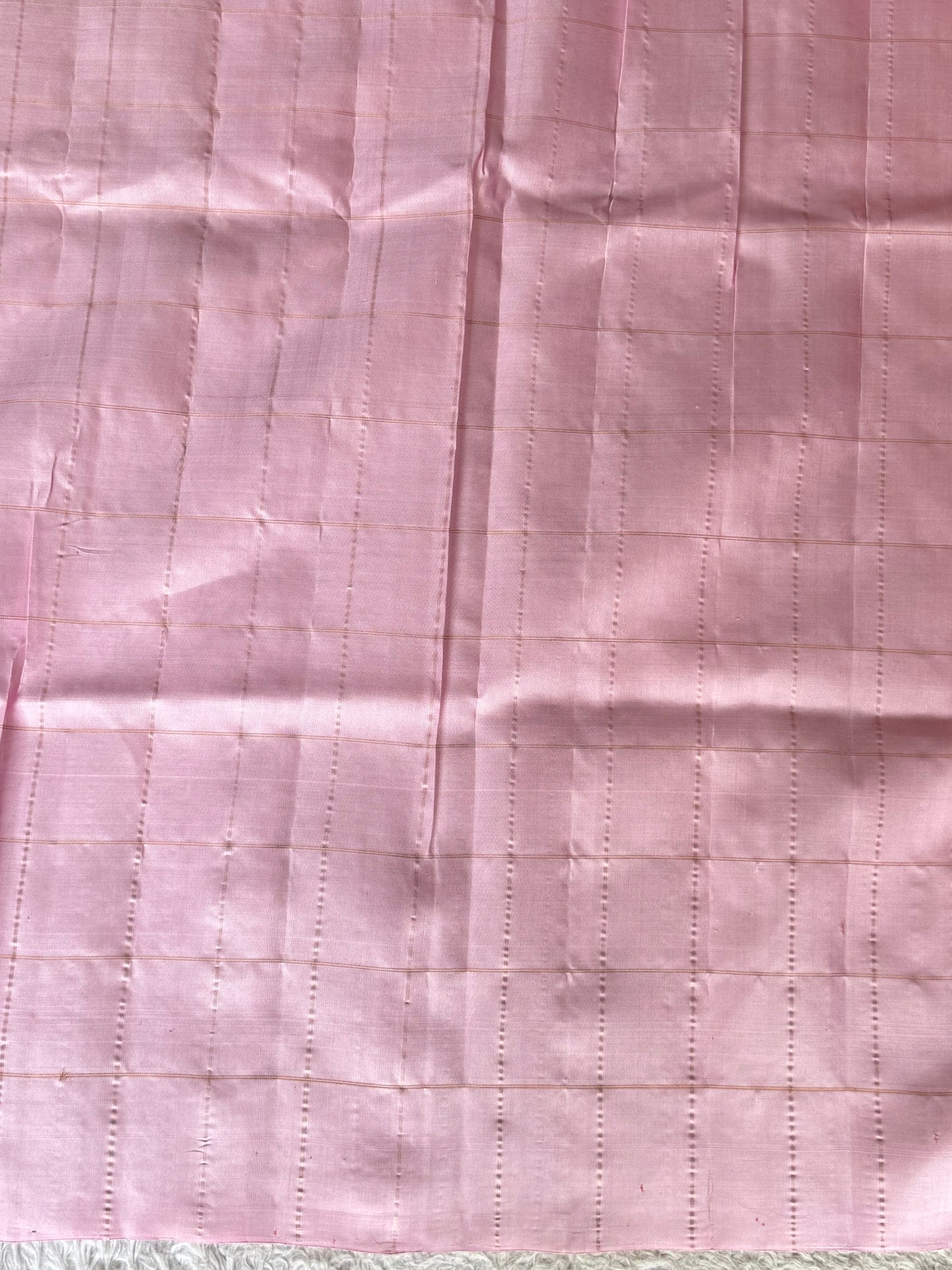 Gadwal Silk Saree Chili Red Colored Complemented With Plain Border - Sampradaya Designer Studio