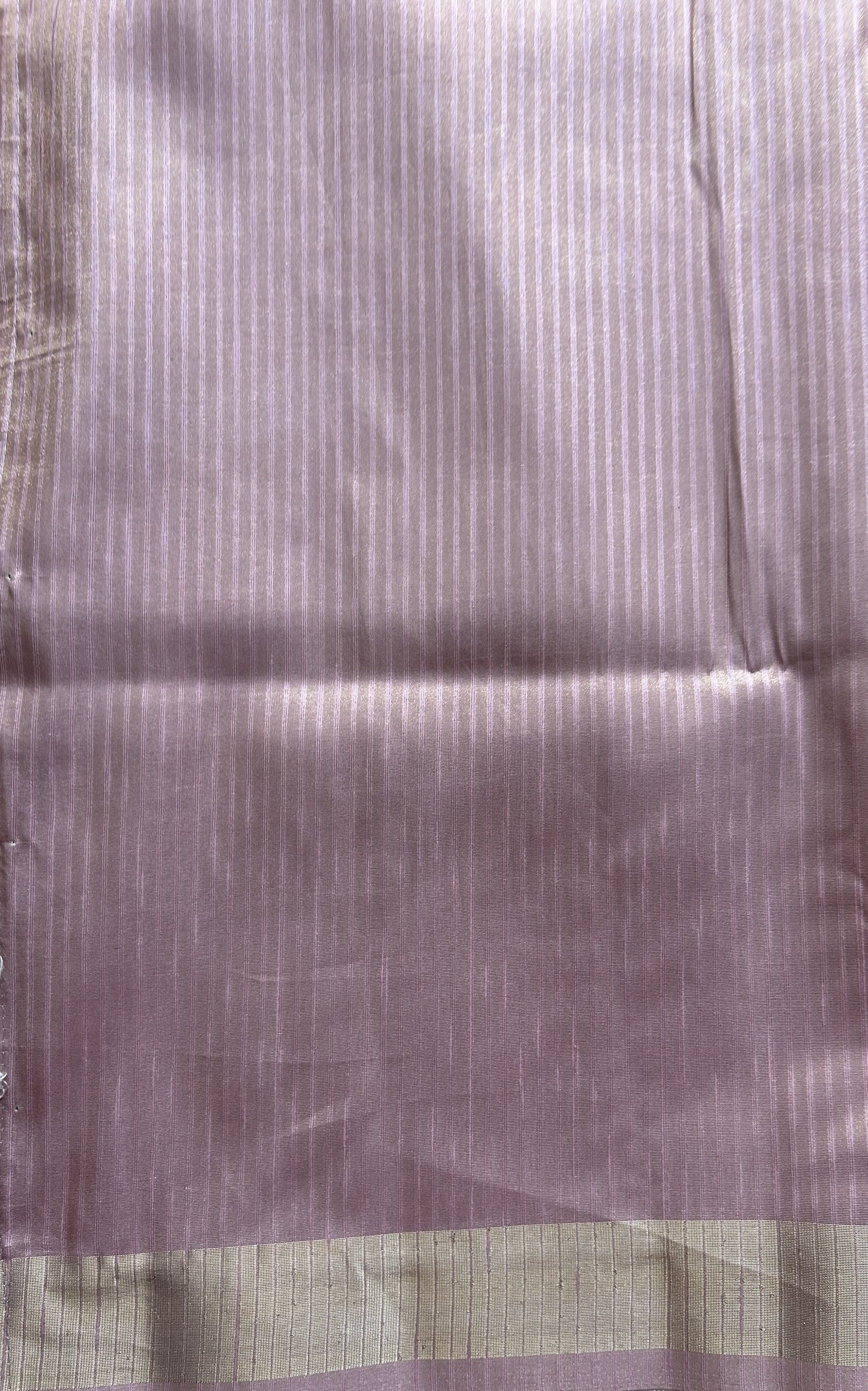 Semi Tussar Saree Onion Pink Colored complemented with a Zari Border. - Sampradaya Designer Studio