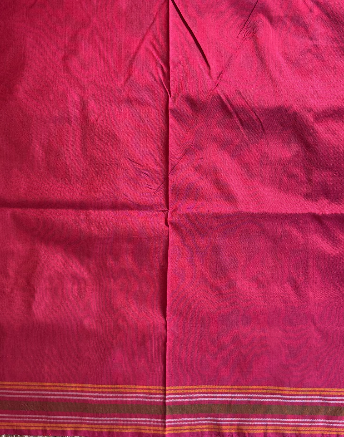 Ikkat Pattu Saree Light Pink colored complemented with a Patalo border. - Sampradaya Designer Studio