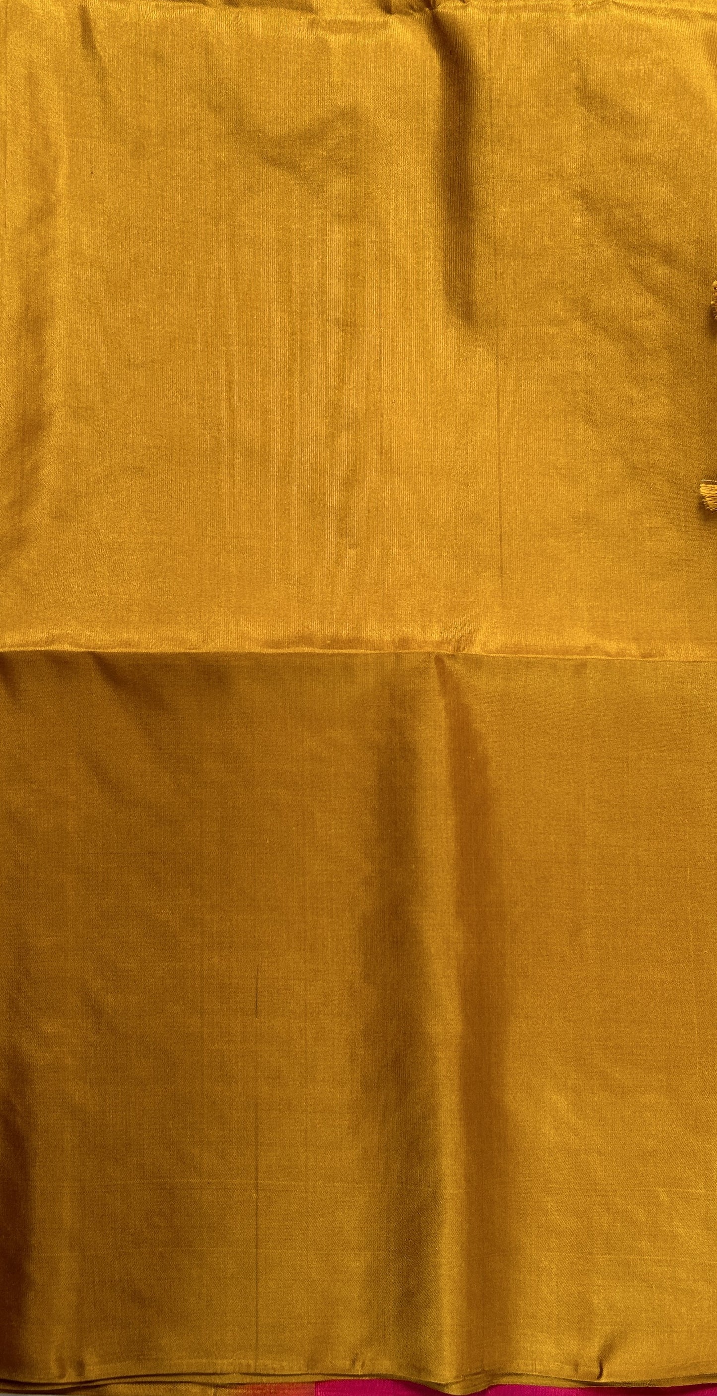 Kanjivaram Festive Soft Silk Saree Pink colored Saree complemented with a borderless Saree. - Sampradaya Designer Studio