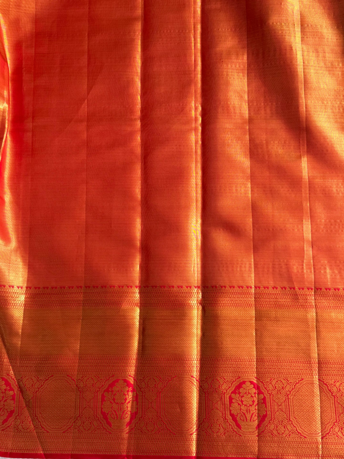 Blue Kanjivaram Bridal Silk Saree With Gold Zari Border | Handloom | Silk Mark Certified - Sampradaya Designer Studio