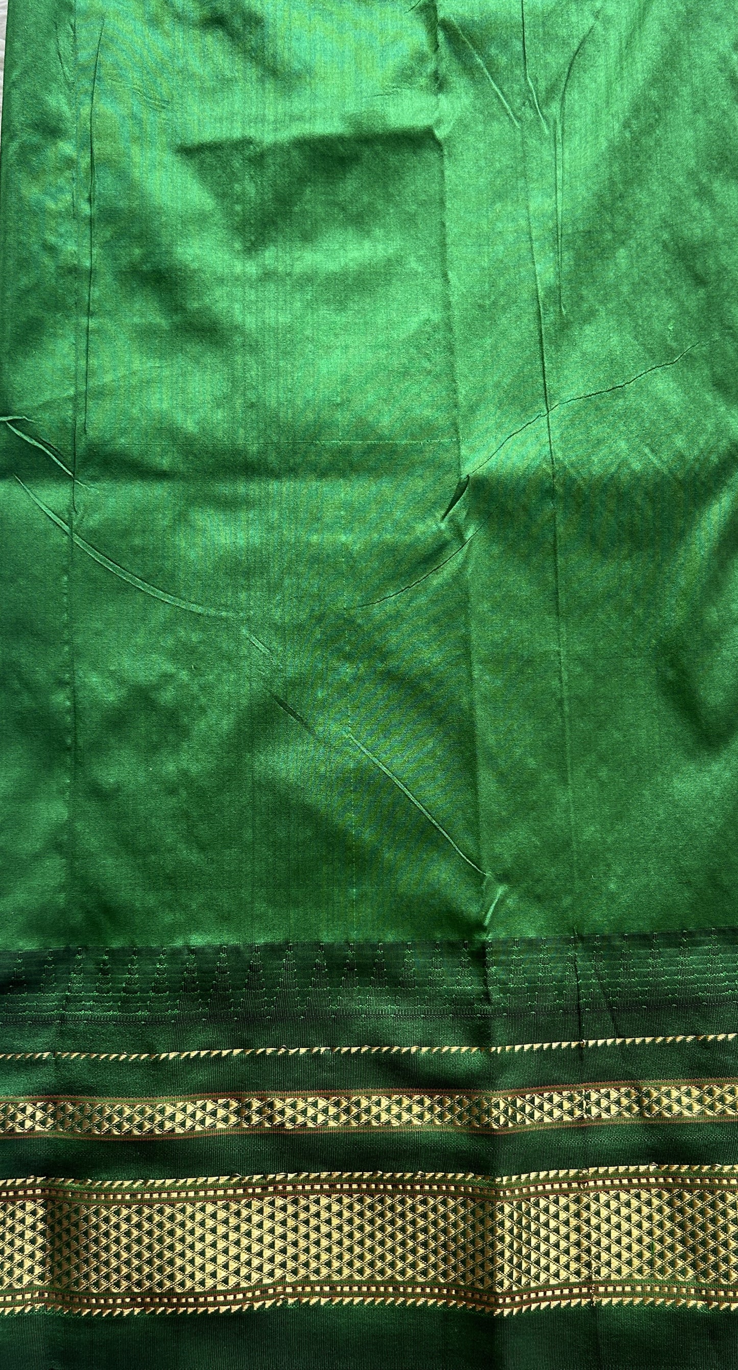 Narayanpet Silk Checks Saree Baby Pink Colored Complemented with a Zari Border. - Sampradaya Designer Studio
