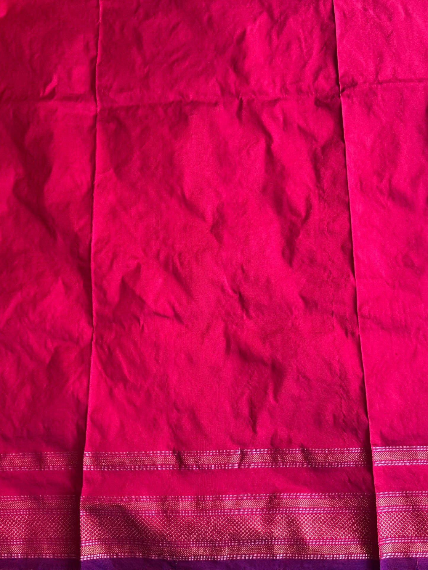 Beige Pochampally Ikkat Silk Saree with Zari Border | Pure Handloom, Silk Mark Certified