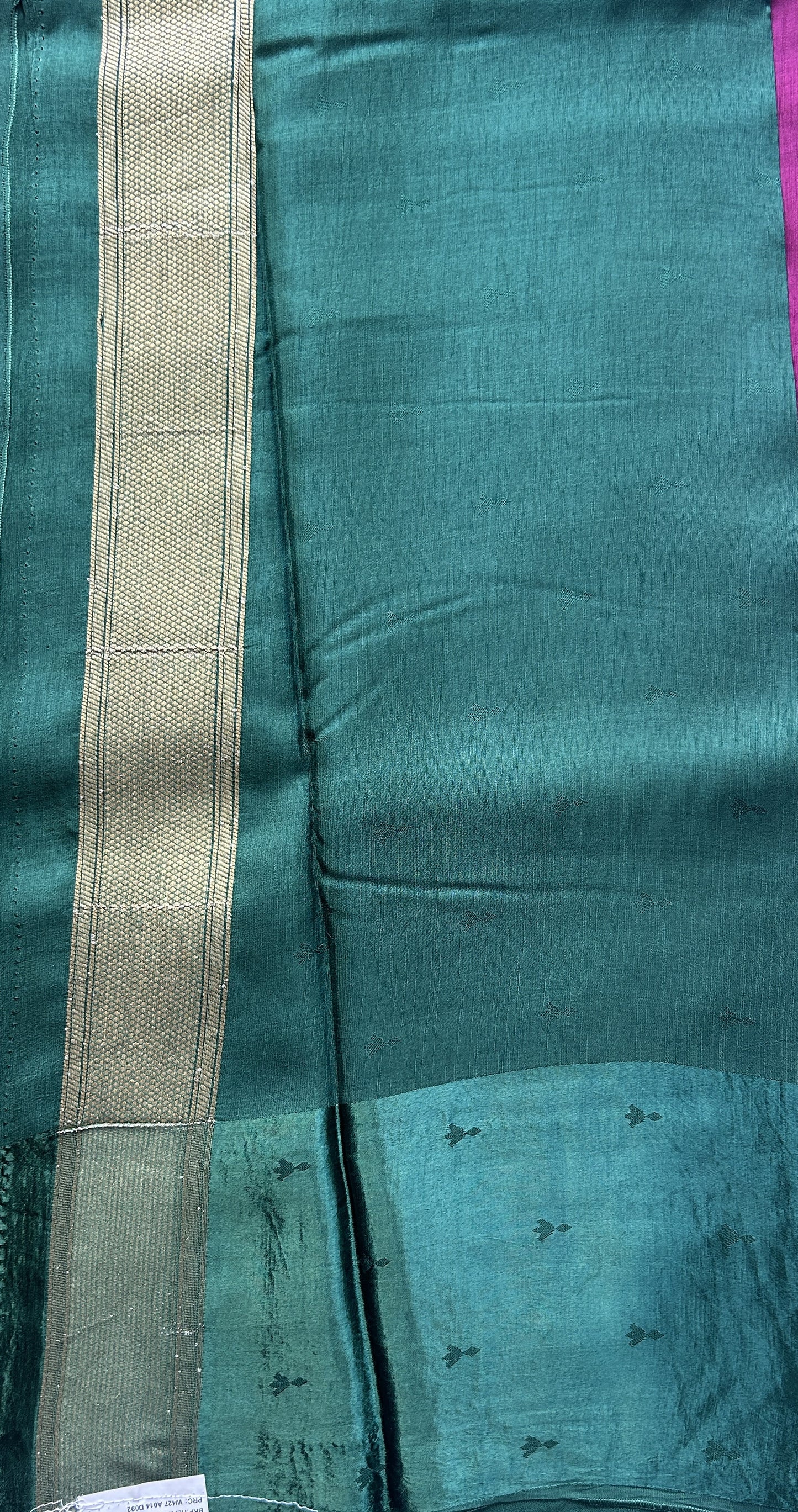 Mona Silk Saree Purple Colored Complemented with a Mashrur Border. - Sampradaya Designer Studio