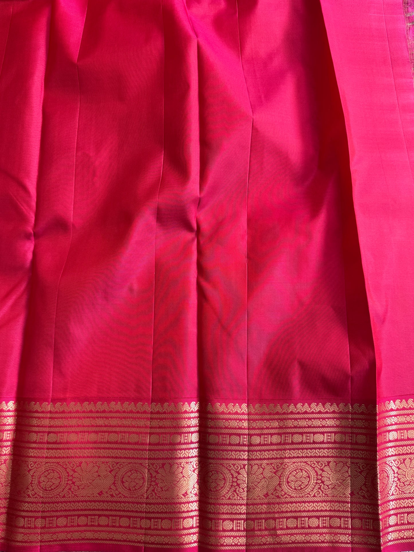 Pure Kanjivaram Silk Saree |Sky Blue With Gold Zari Border | Handloom | Silk Mark Certified