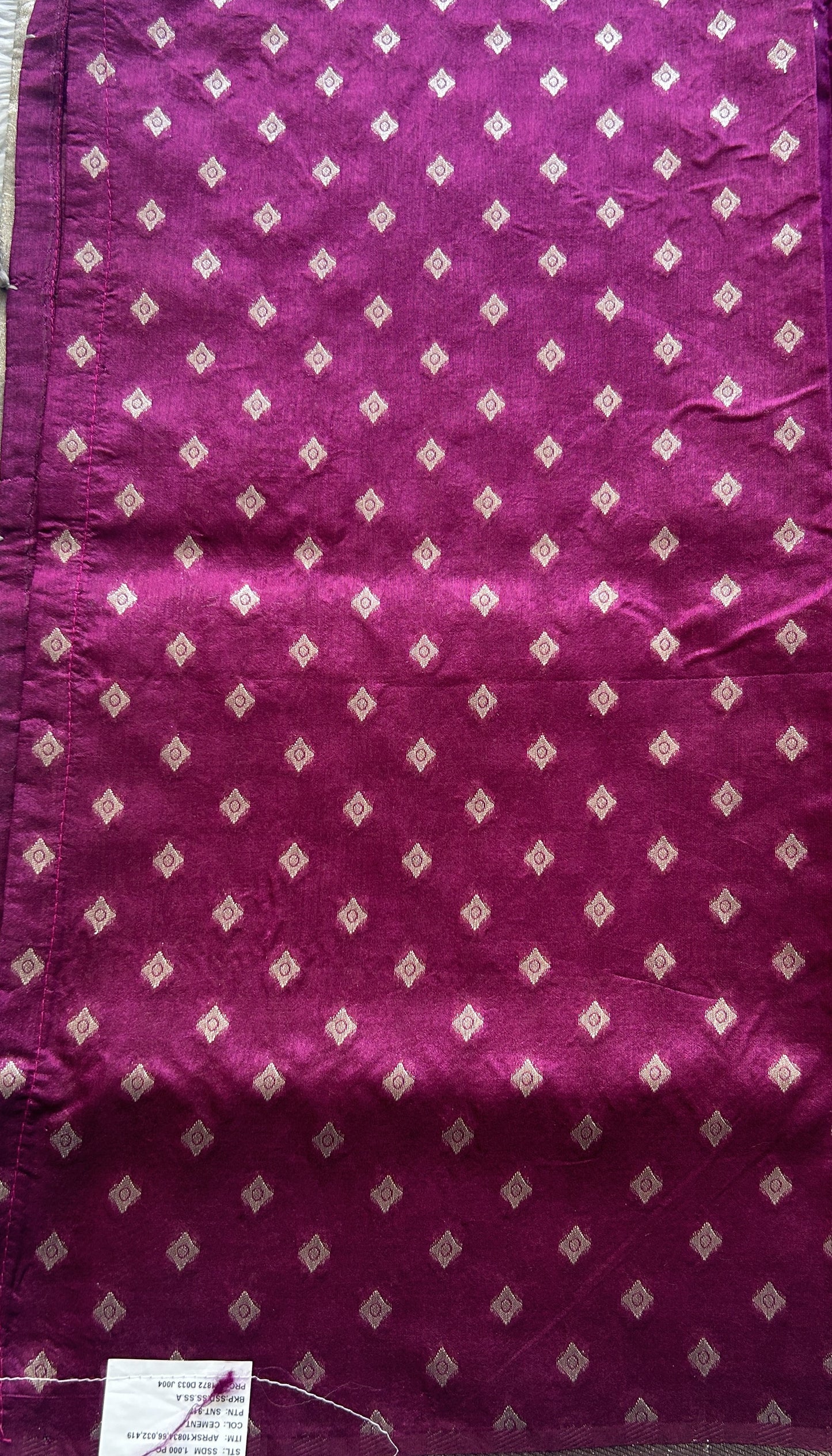 Semi Raw Silk Allover Saree Khaki Colored Elegantly Paired with a Zari Border. - Sampradaya Designer Studio