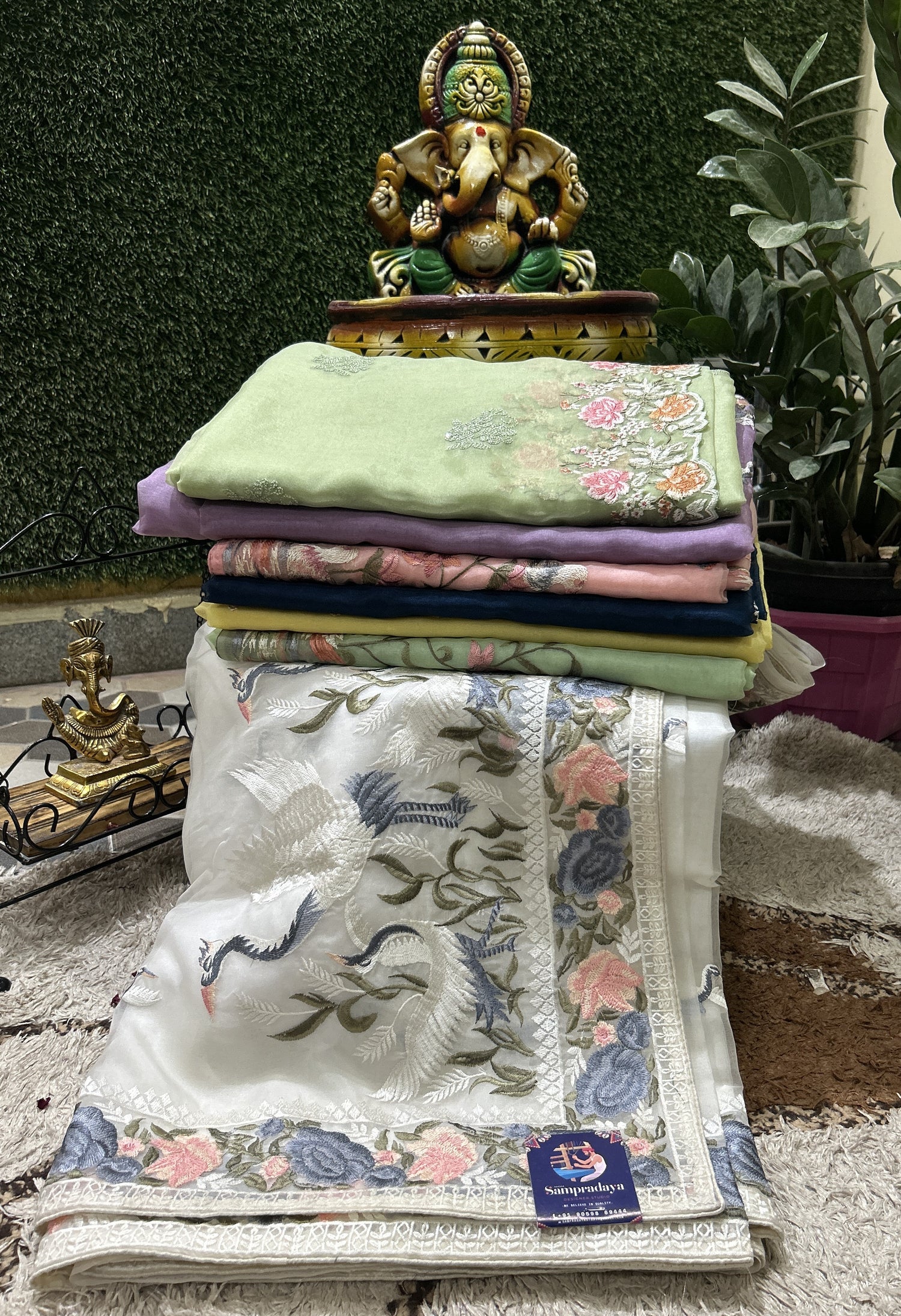 Soft Organza Designer Sarees