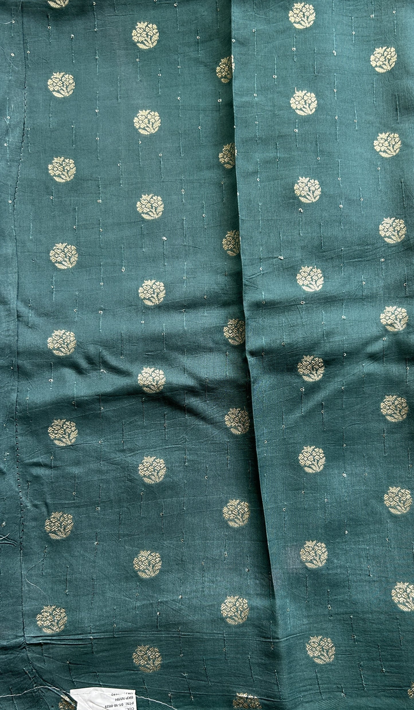 Banarasi Soft Silk Saree Sea Blue Colored Complemented with a Zari Border. - Sampradaya Designer Studio