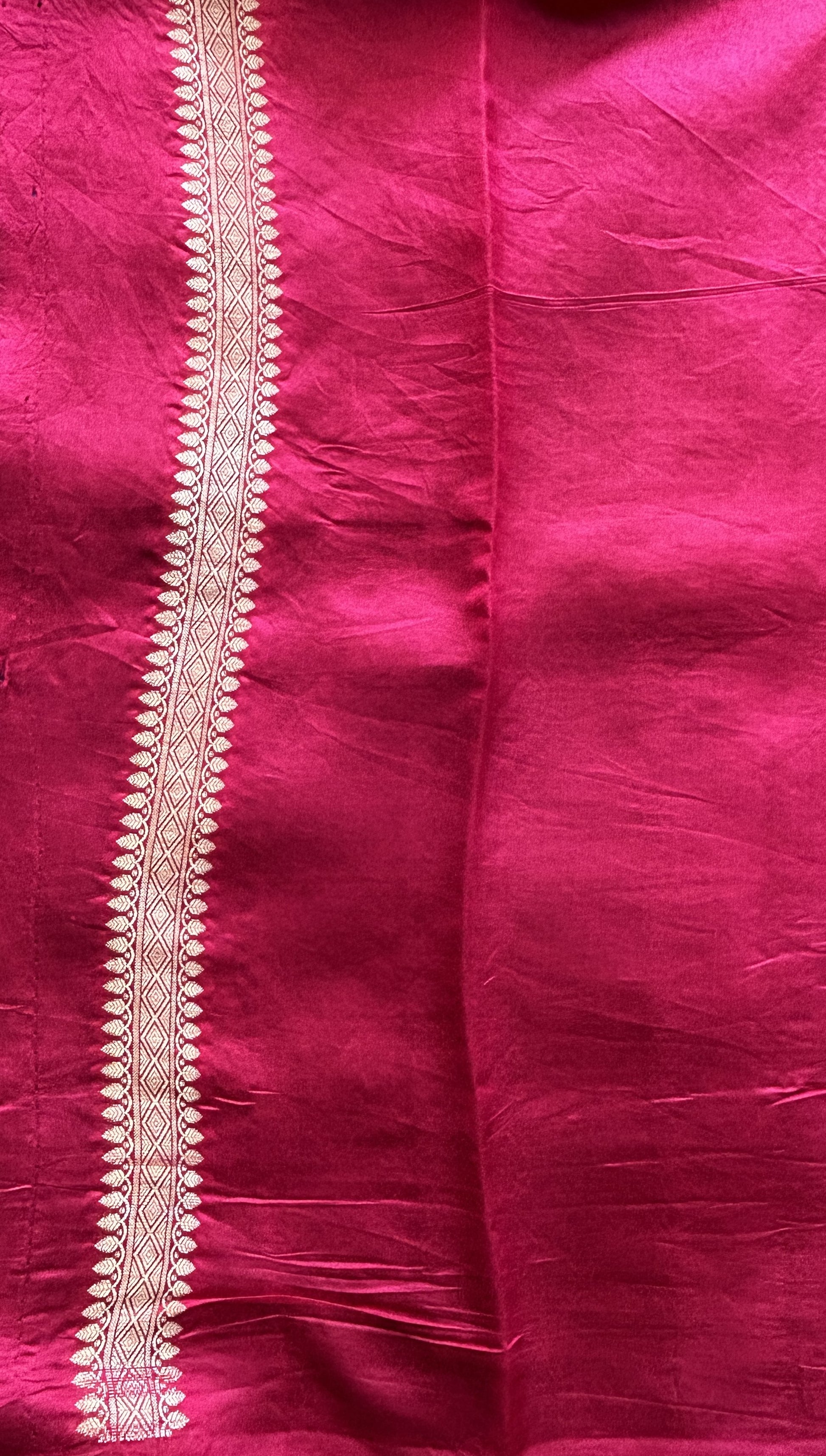 Dupion Silk Saree Blue Colored Complemented with a Zari Border. - Sampradaya Designer Studio