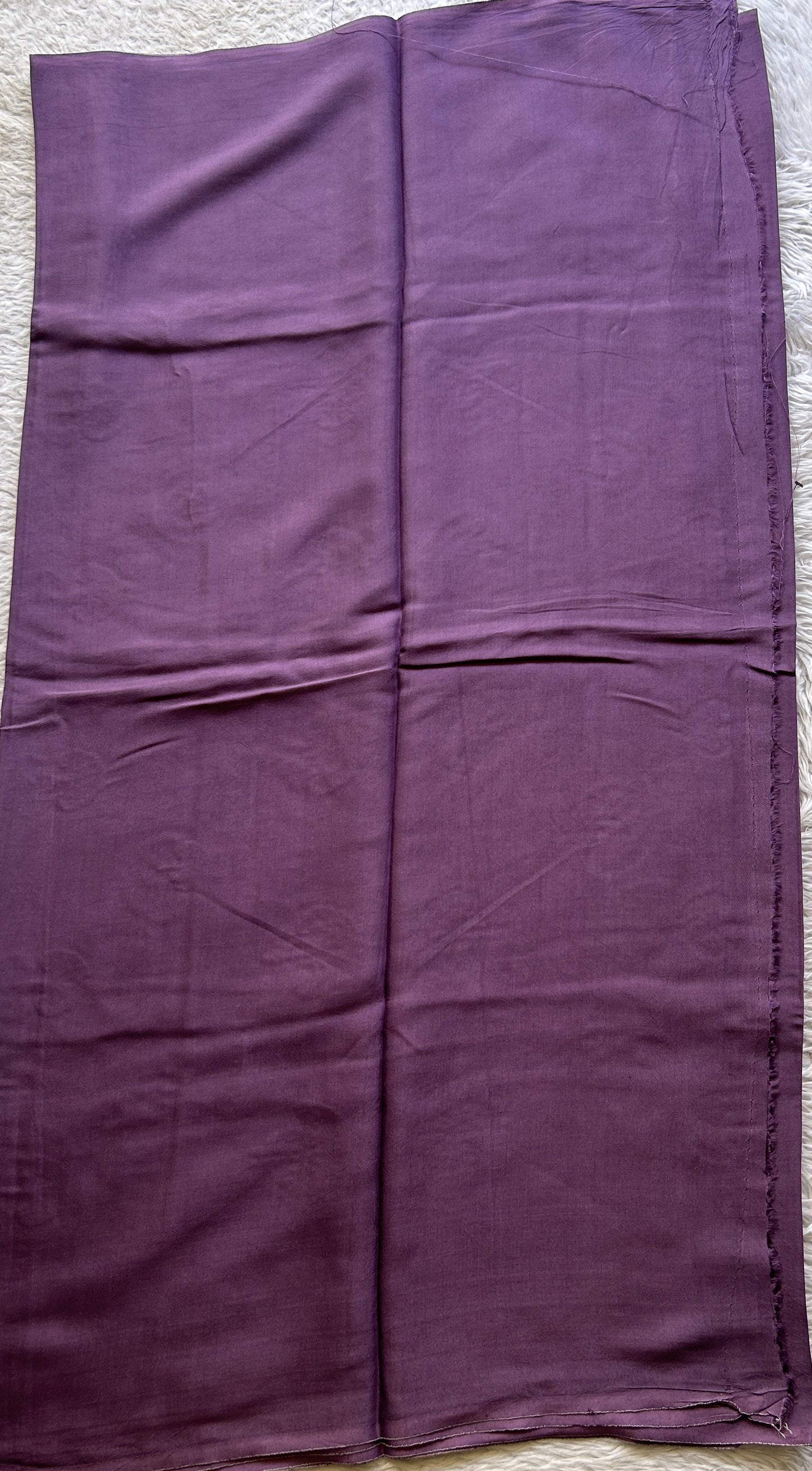 Tussar Silk Dress Material Lilac Colored Elegantly with a Borderless. - Sampradaya Designer Studio