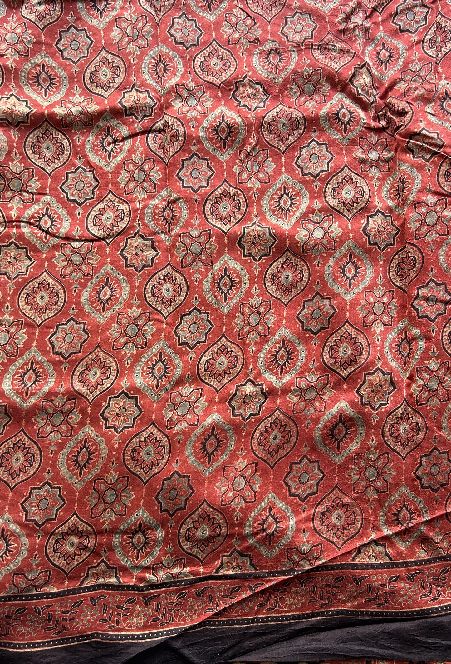 Bandhani Saree Black Colored Elegantly Paired with a Borderless. - Sampradaya Designer Studio