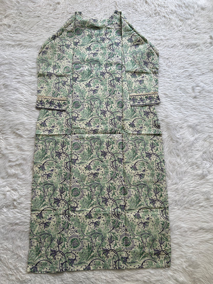 Jaipur Cotton Off White Colored With a Floral Kurti Set. - Sampradaya Designer Studio