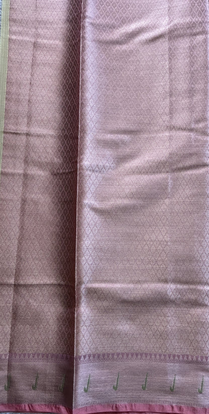 Cotton Kota Saree Light Yellow Colored Complemented with a Muniya Border. - Sampradaya Designer Studio