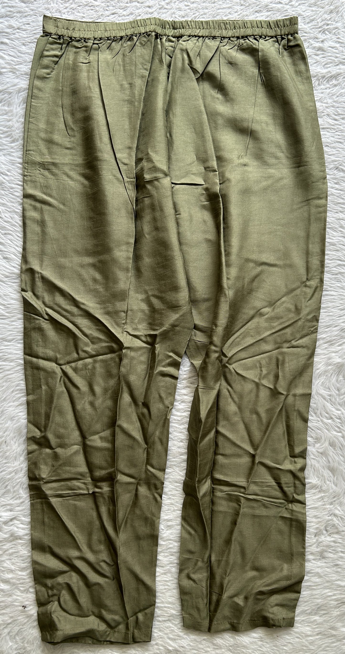 Muslin Kurti Set Green Colored With a Embroidery Work . - Sampradaya Designer Studio