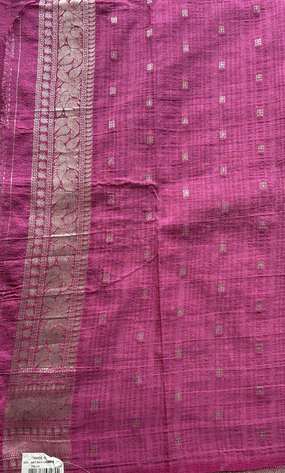 Semi Georgette Plain Saree Indigo Blue Colored Elegantly Paired with a Zari Border. - Sampradaya Designer Studio