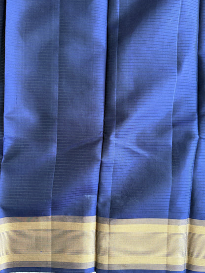 Pure Kanjivaram Silk Saree | Pink With Gold Zari Border | Handloom | Silk Mark Certified