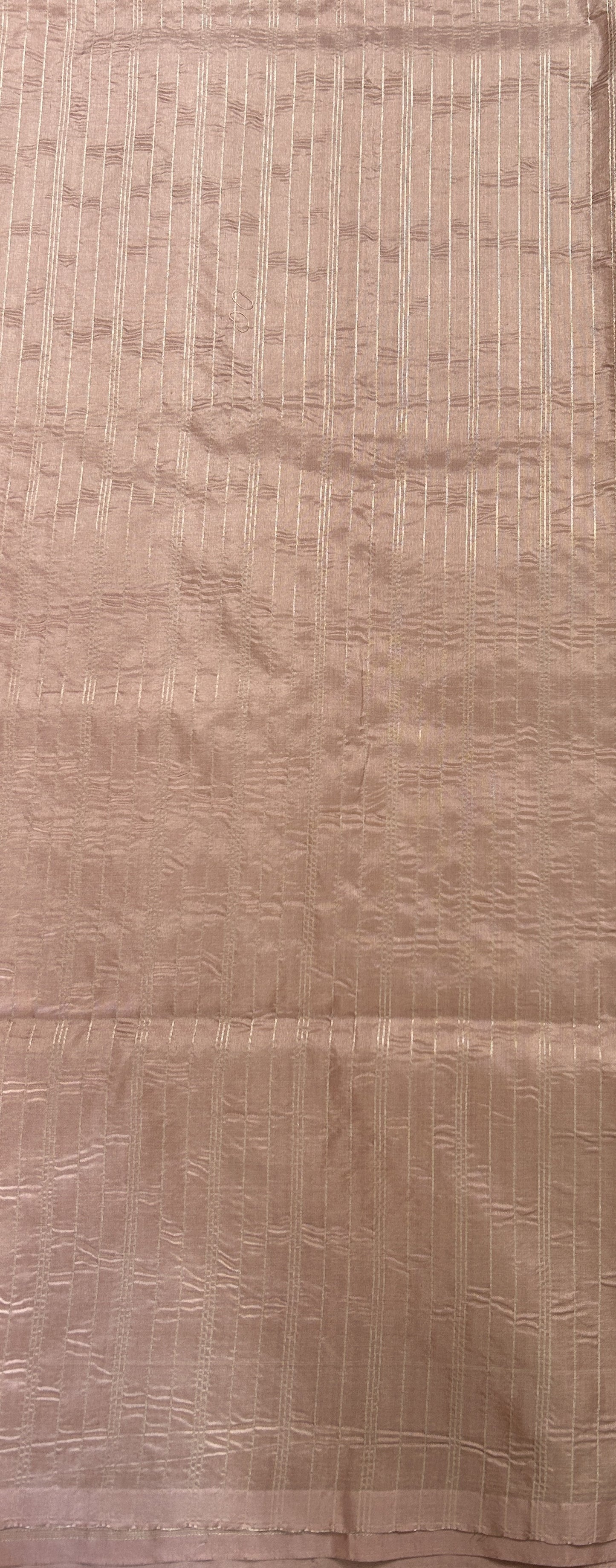 Banarasi Katan Silk Saree Light Onion Pink colored Saree complemented with a Zari border. - Sampradaya Designer Studio