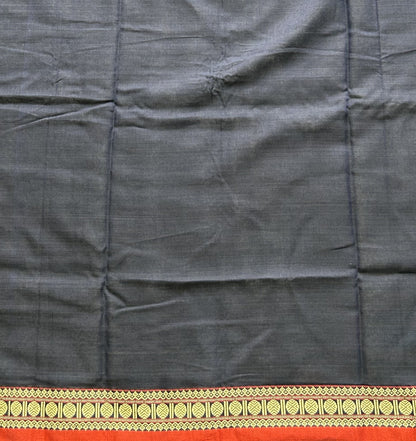 Narayanpet Cotton Saree Royal Blue Colored Complemented with a Thread Border.