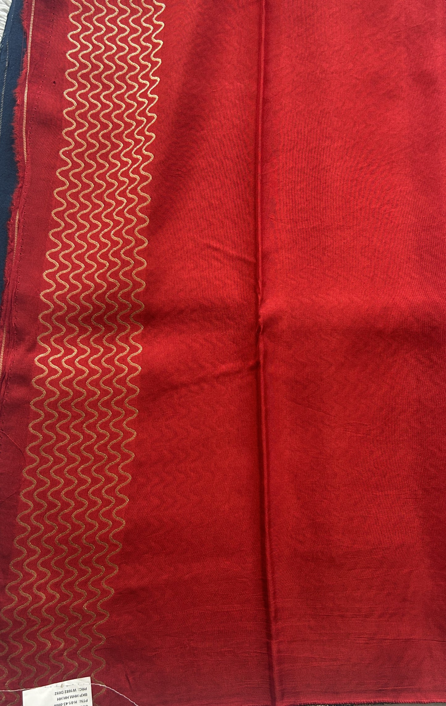 Semi Georgette Saree Peacock Blue Colored Paired with a Borderless. - Sampradaya Designer Studio