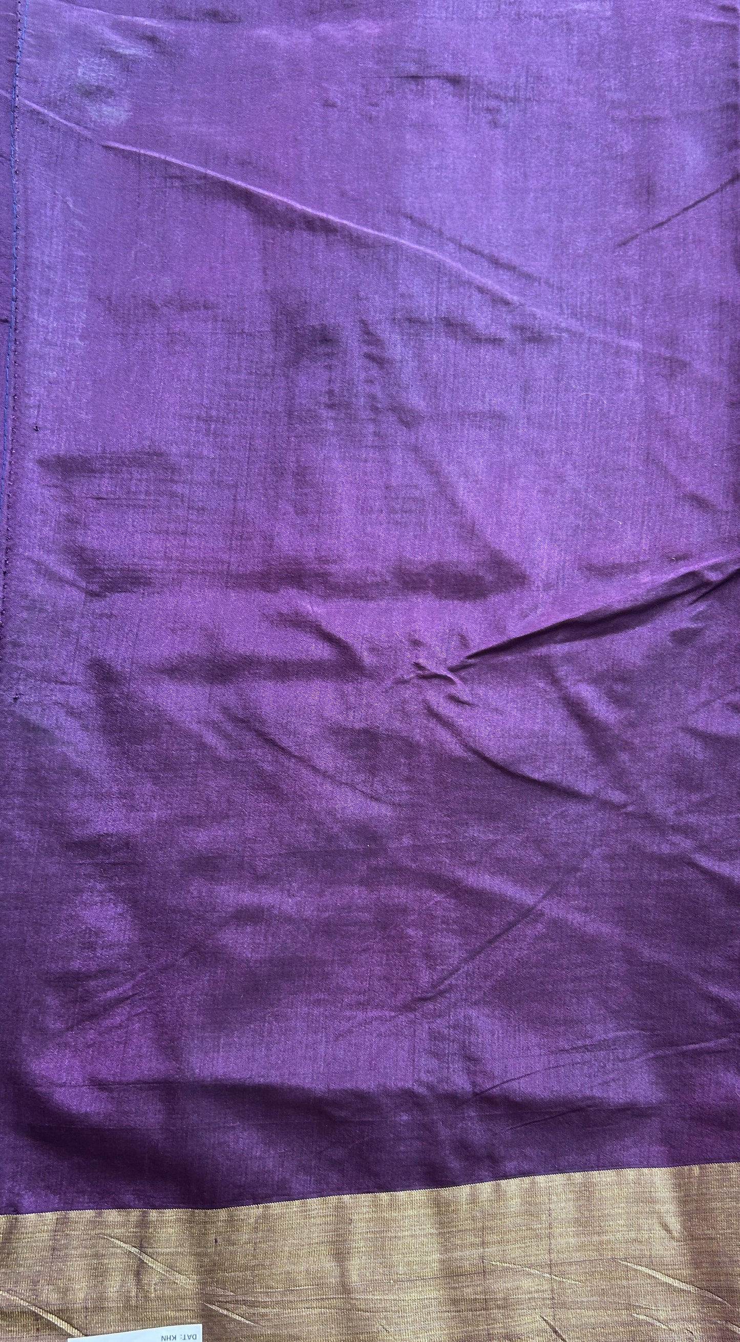 Semi Tussar Saree Bottle Green Colored Complemented with a Zari Border. - Sampradaya Designer Studio