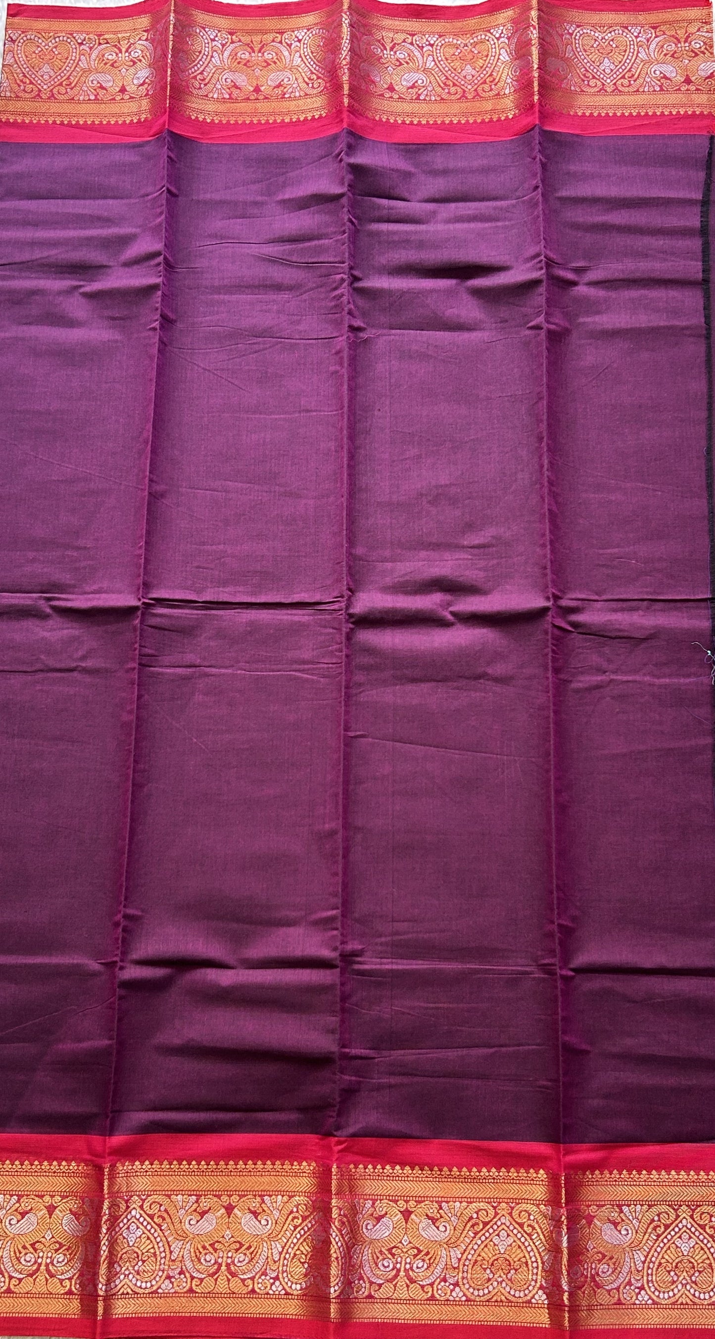 Violet Color Kanchi Cotton Dress Material