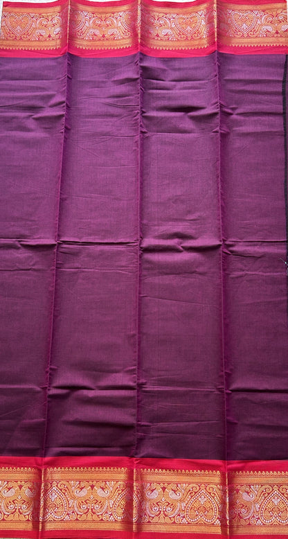 Violet Color Kanchi Cotton Dress Material