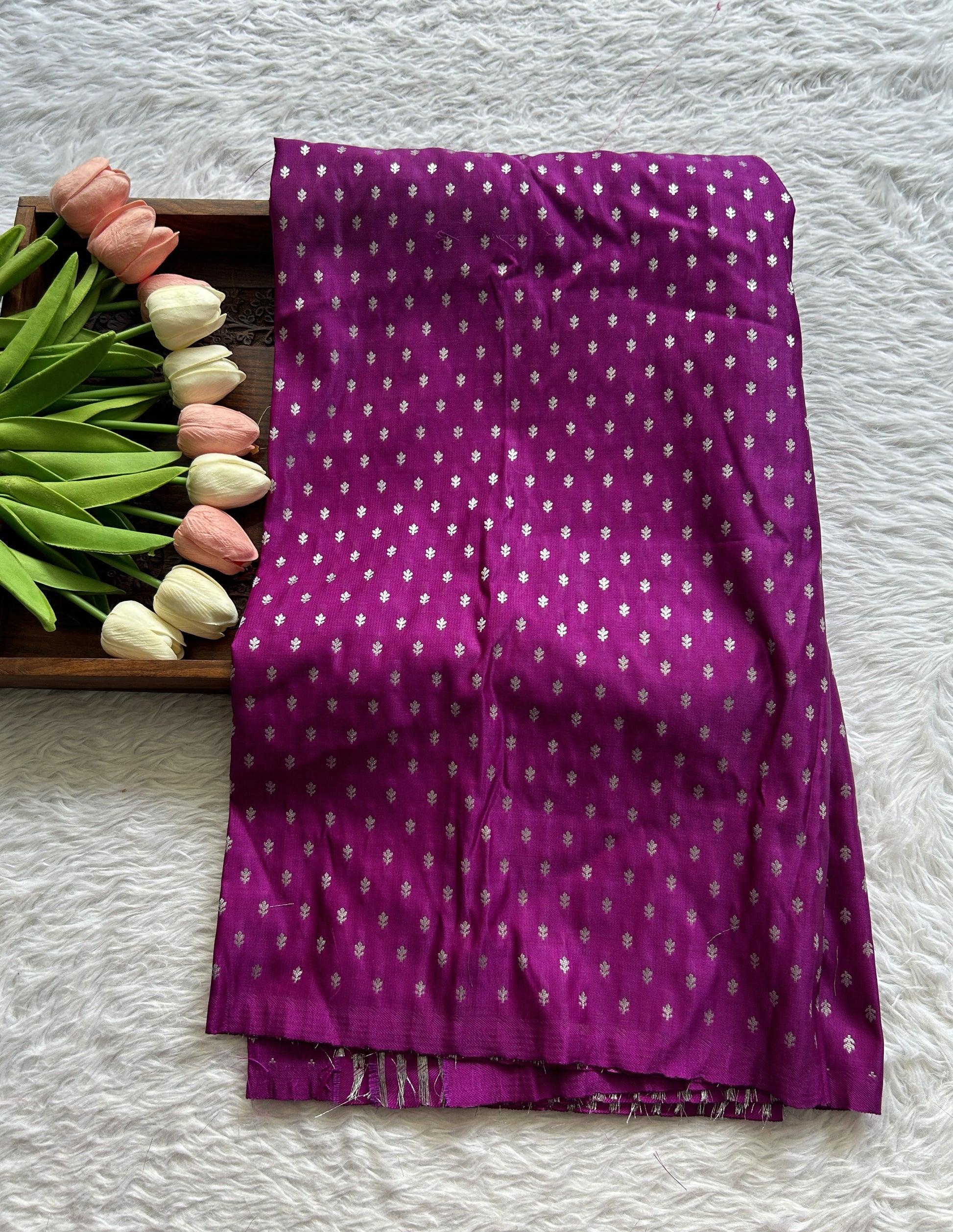 Blouse Piece Banarasi Fabric Price Banarasi Blouse Piece Purple