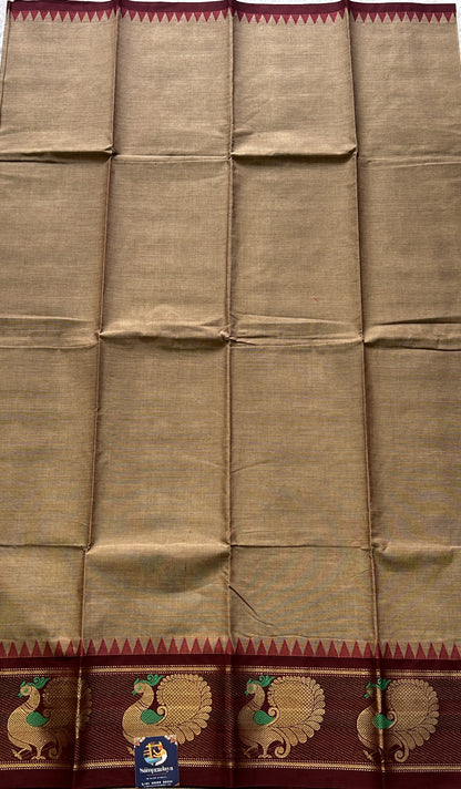 Snuff Color Kanchi Cotton Dress Material