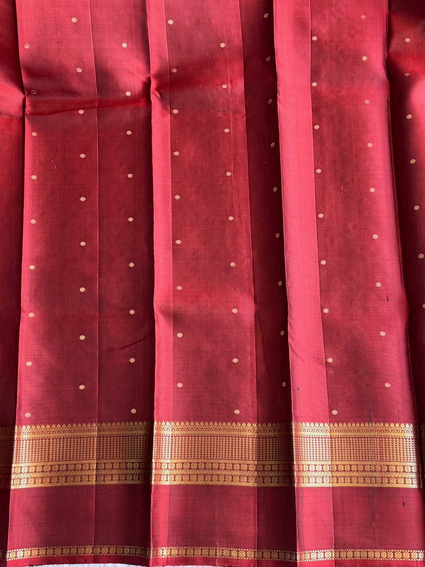 Pure Kanjivaram Silk Saree Inky Blue Colored Elegantly Paid with a Gold Zari Border
