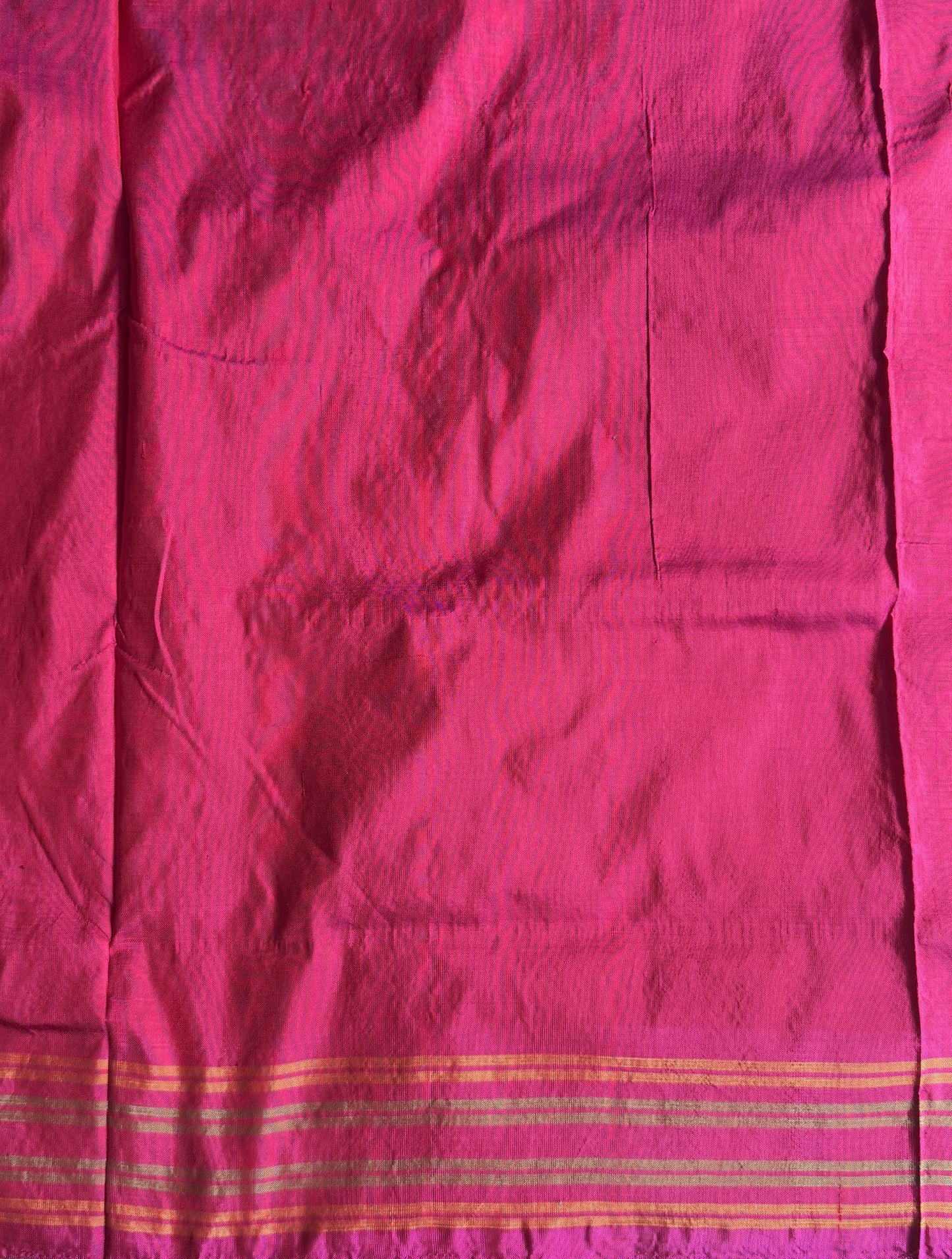 Ikkat Pattu Saree Light Lilac colored complemented with a Patola border. - Sampradaya Designer Studio