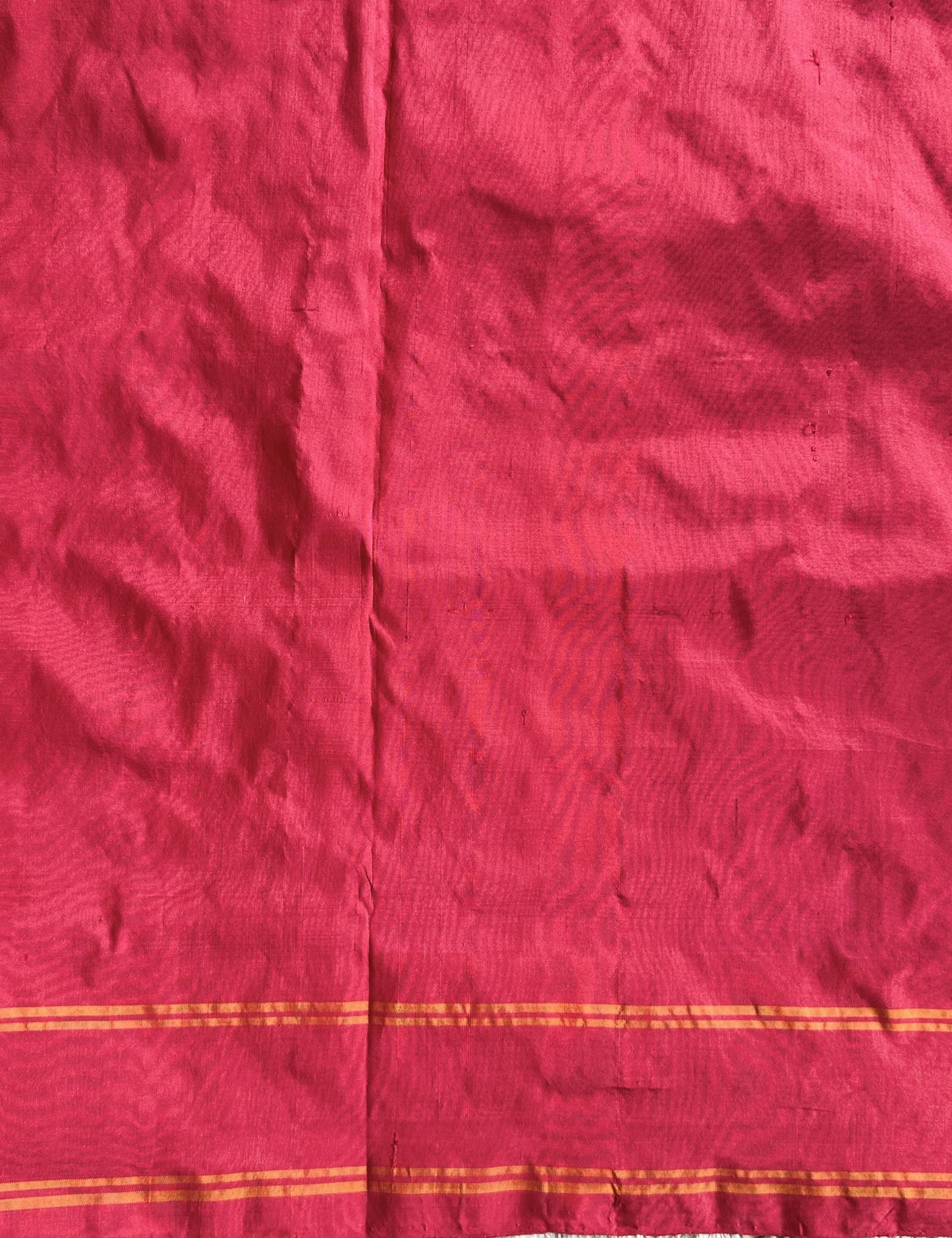 Ikkat Pattu Saree Black colored complemented with a Red Patola border. - Sampradaya Designer Studio