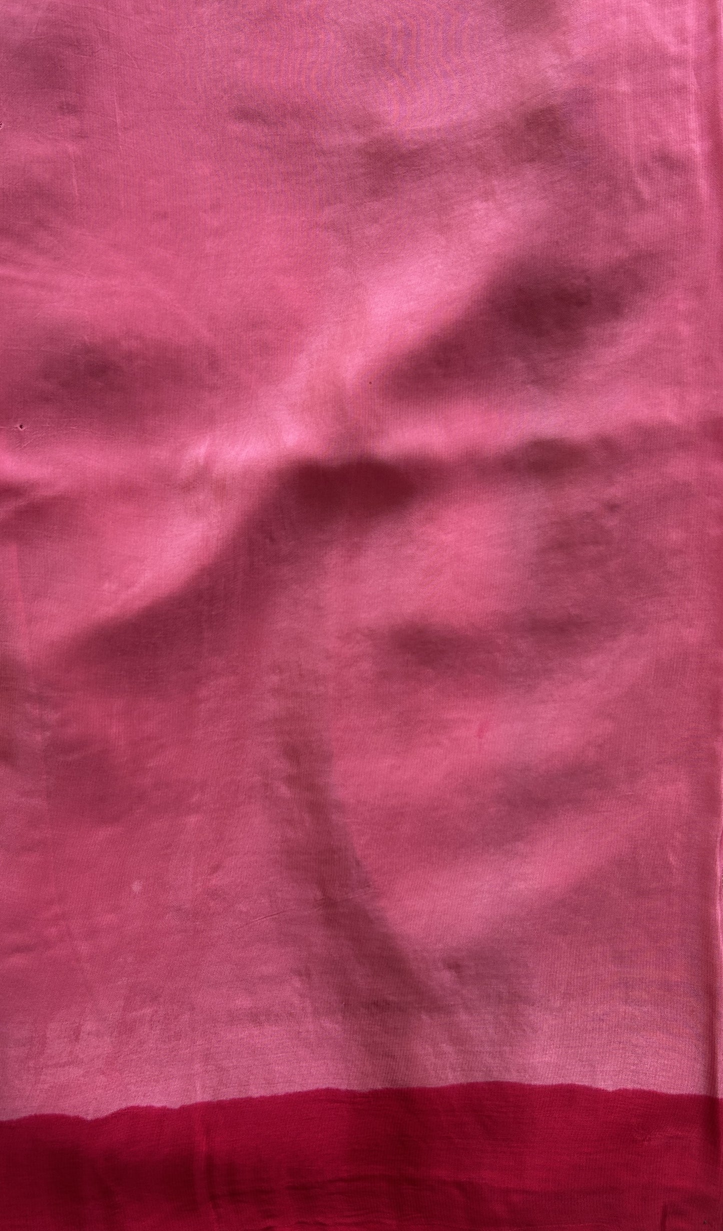 Chiffon Fancy Saree Baby Pink Color Complemented with Dark Pink Color with a Zari Border. - Sampradaya Designer Studio