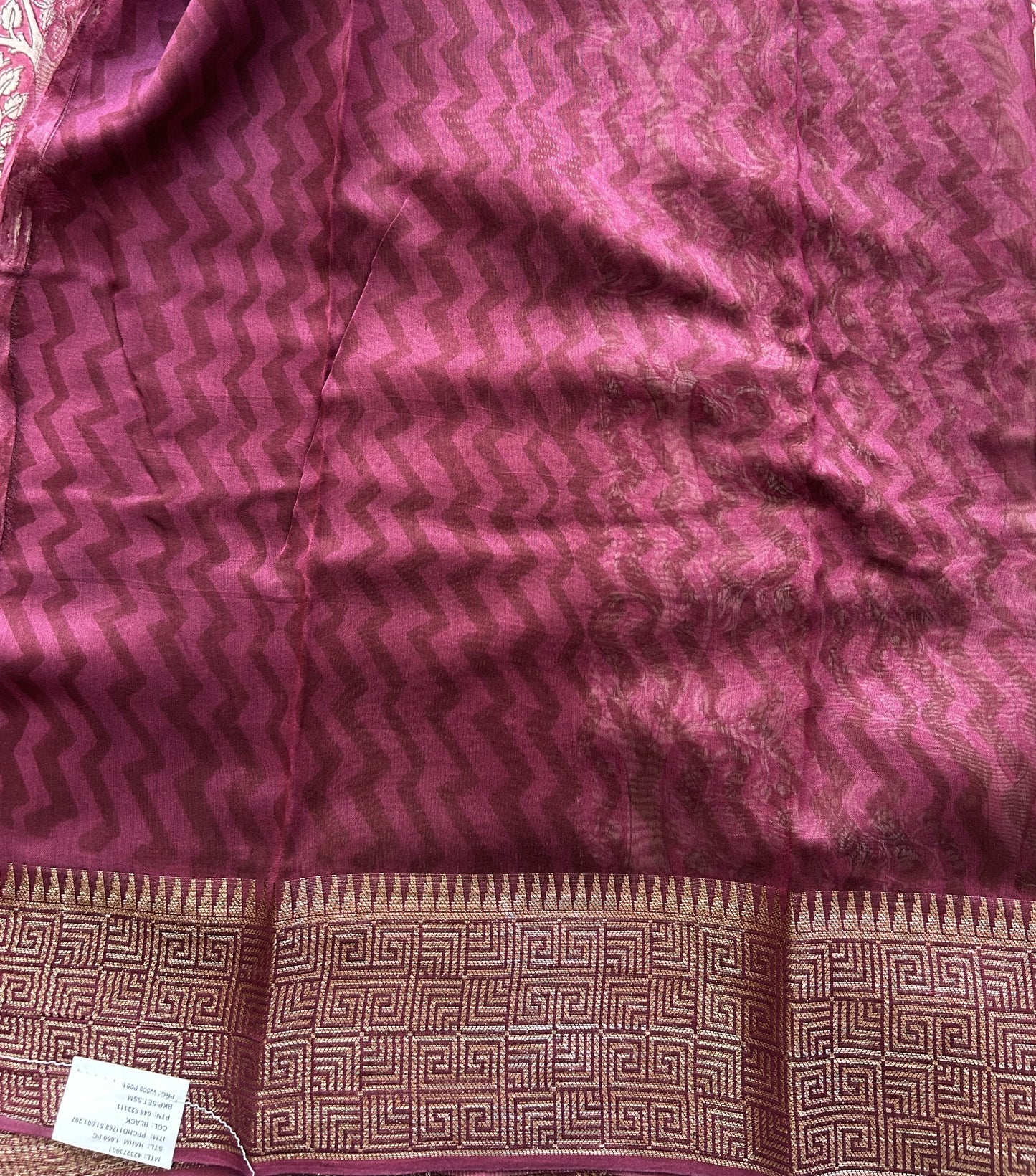 Onion Pink Maheshwari  Cotton Saree for Women - Elegant Office & Daily Wear.