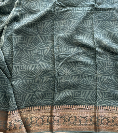 Blue Maheshwari  Cotton Saree For Women - Elegant Office & Daily Wear.