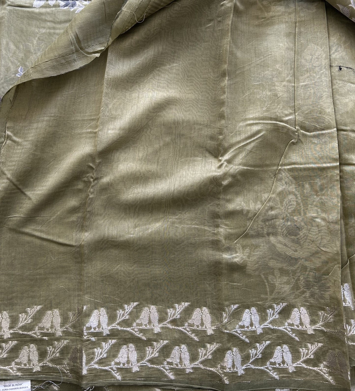 Pista Green Maheshwari  Cotton Saree For Women - Elegant Office & Daily Wear
