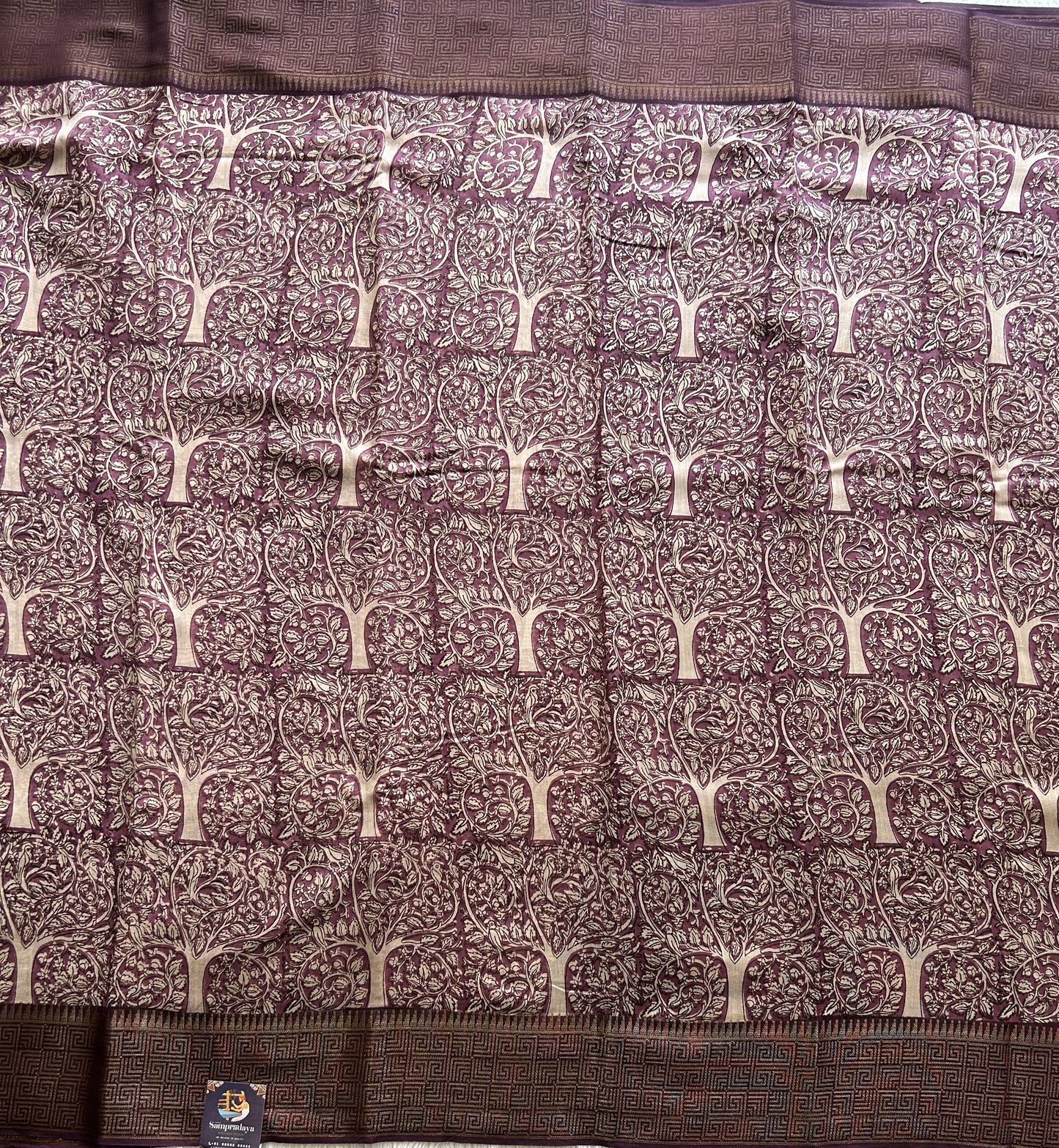 Violet Maheshwari  Cotton Saree For Women - Elegant Office & Daily Wear.