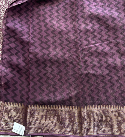 Violet Maheshwari  Cotton Saree For Women - Elegant Office & Daily Wear.