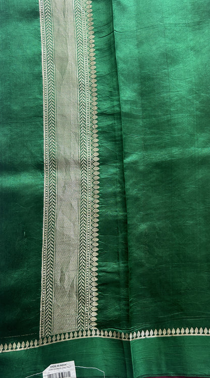 Dupion Silk Saree Purple Colored Complemented with a Zari Border. - Sampradaya Designer Studio