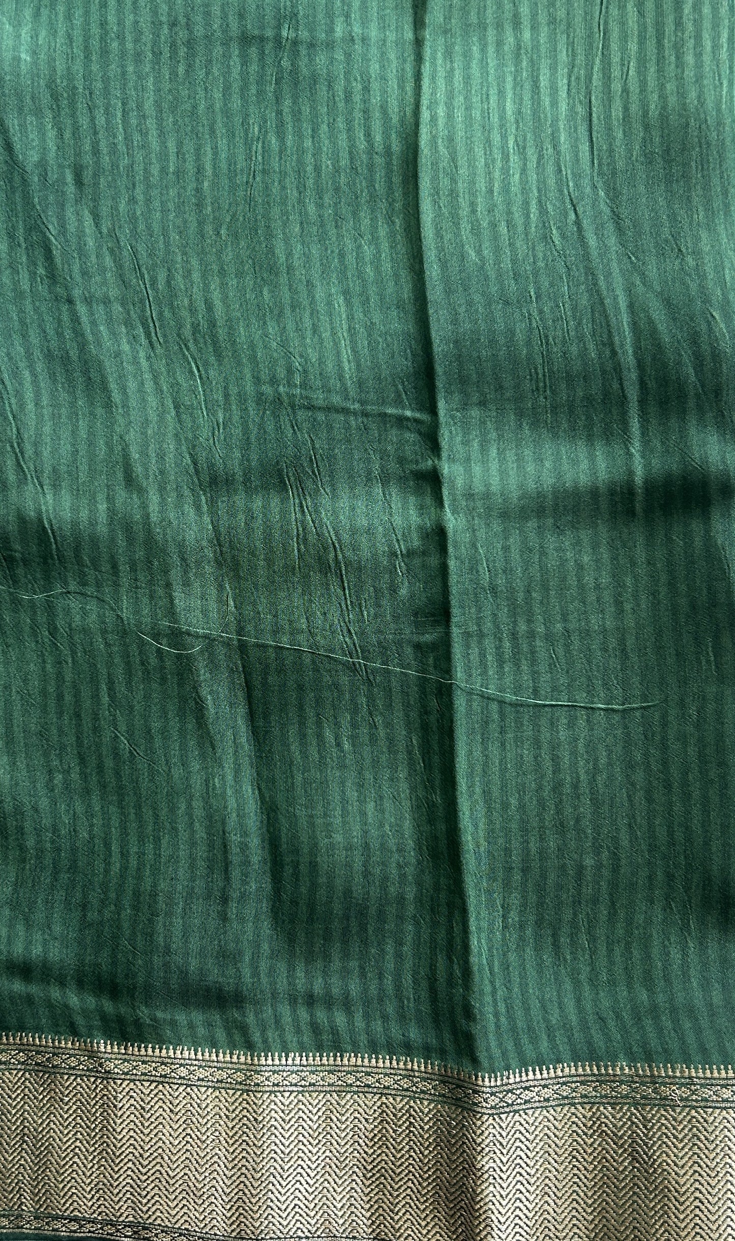 Dola Crepe Saree  Light Green Colored Elegantly Paired with a Zari Border. - Sampradaya Designer Studio