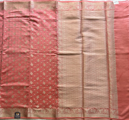 Pink Maheshwari  Cotton Saree For Women - Elegant Office & Daily Wear.