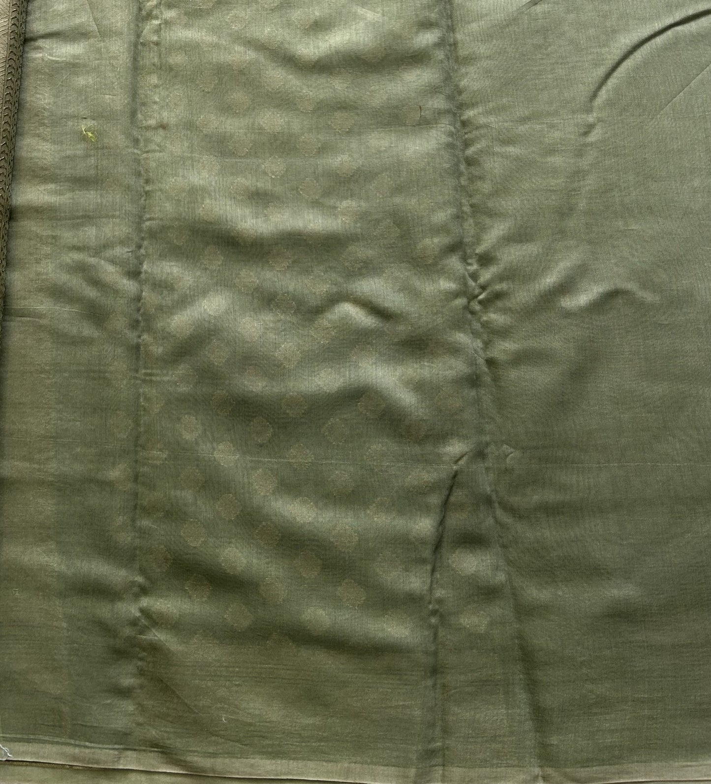Green Maheshwari  Cotton Saree For Women - Elegant Office & Daily Wear.