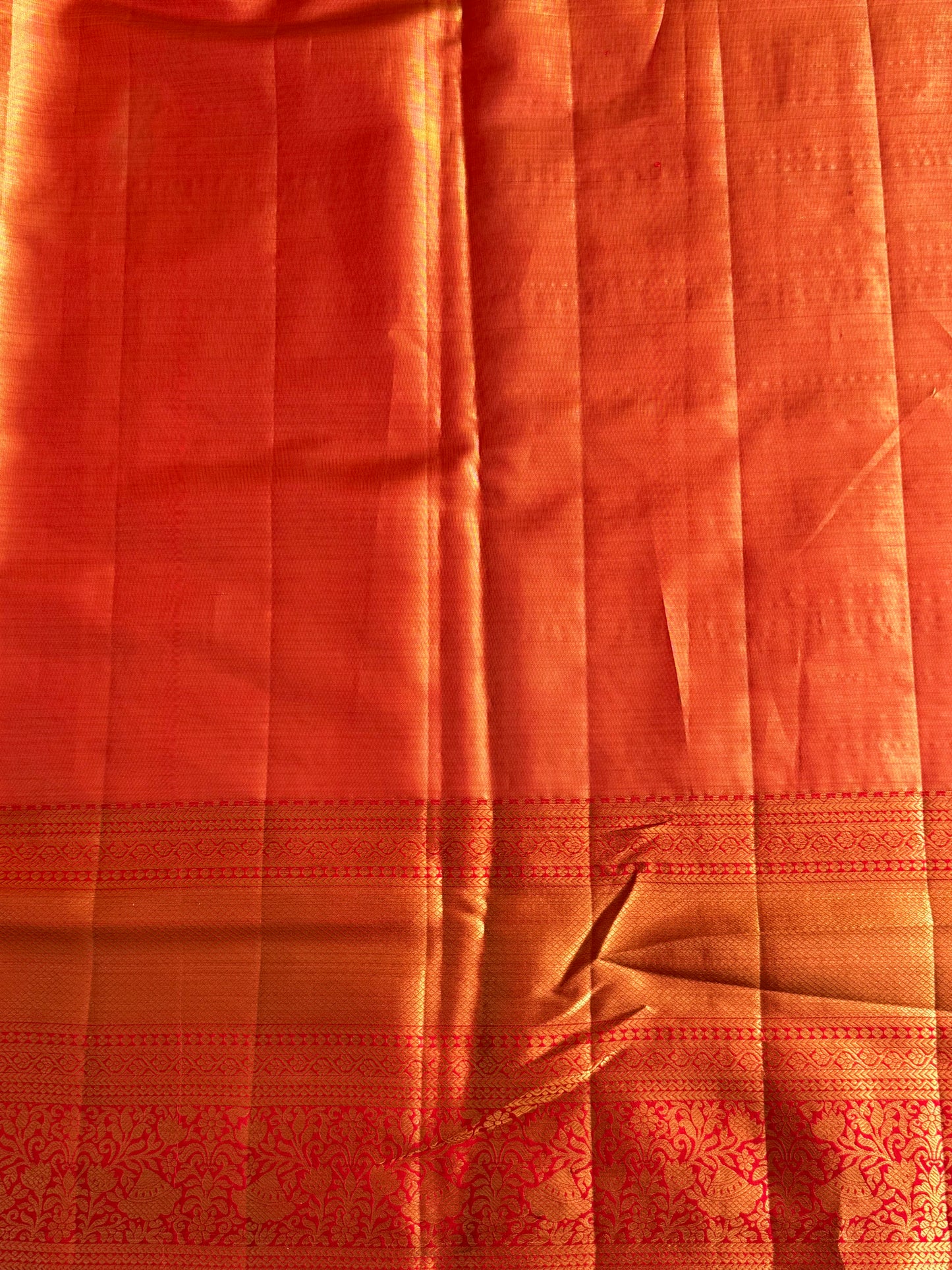 Pink Kanjivaram Bridal Silk Saree With Gold Zari Border  | Handloom | Silk Mark Certified. - Sampradaya Designer Studio