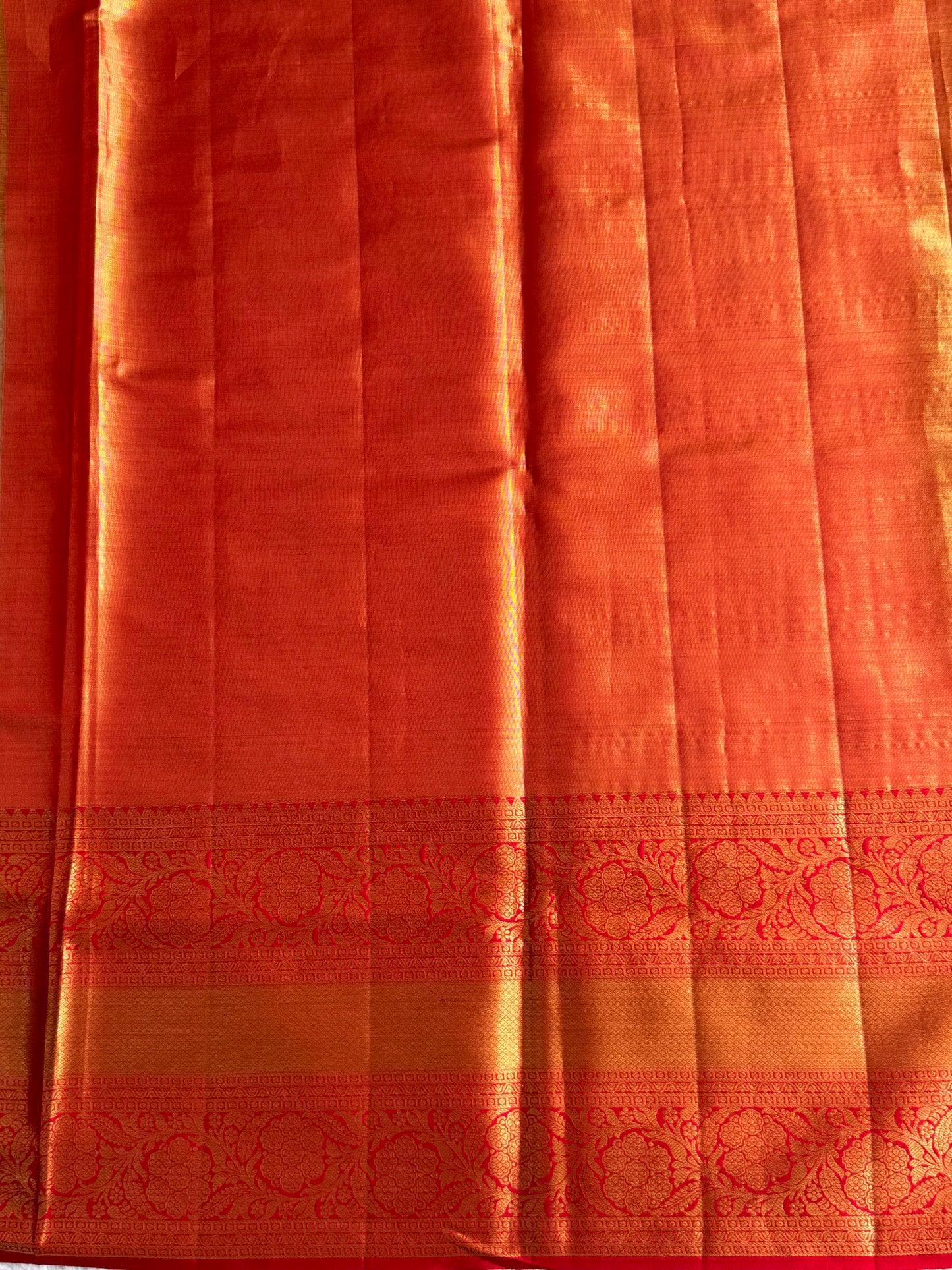 Blue Kanjivaram Bridal Silk Saree With Gold Zari Border  | Handloom | Silk Mark Certified