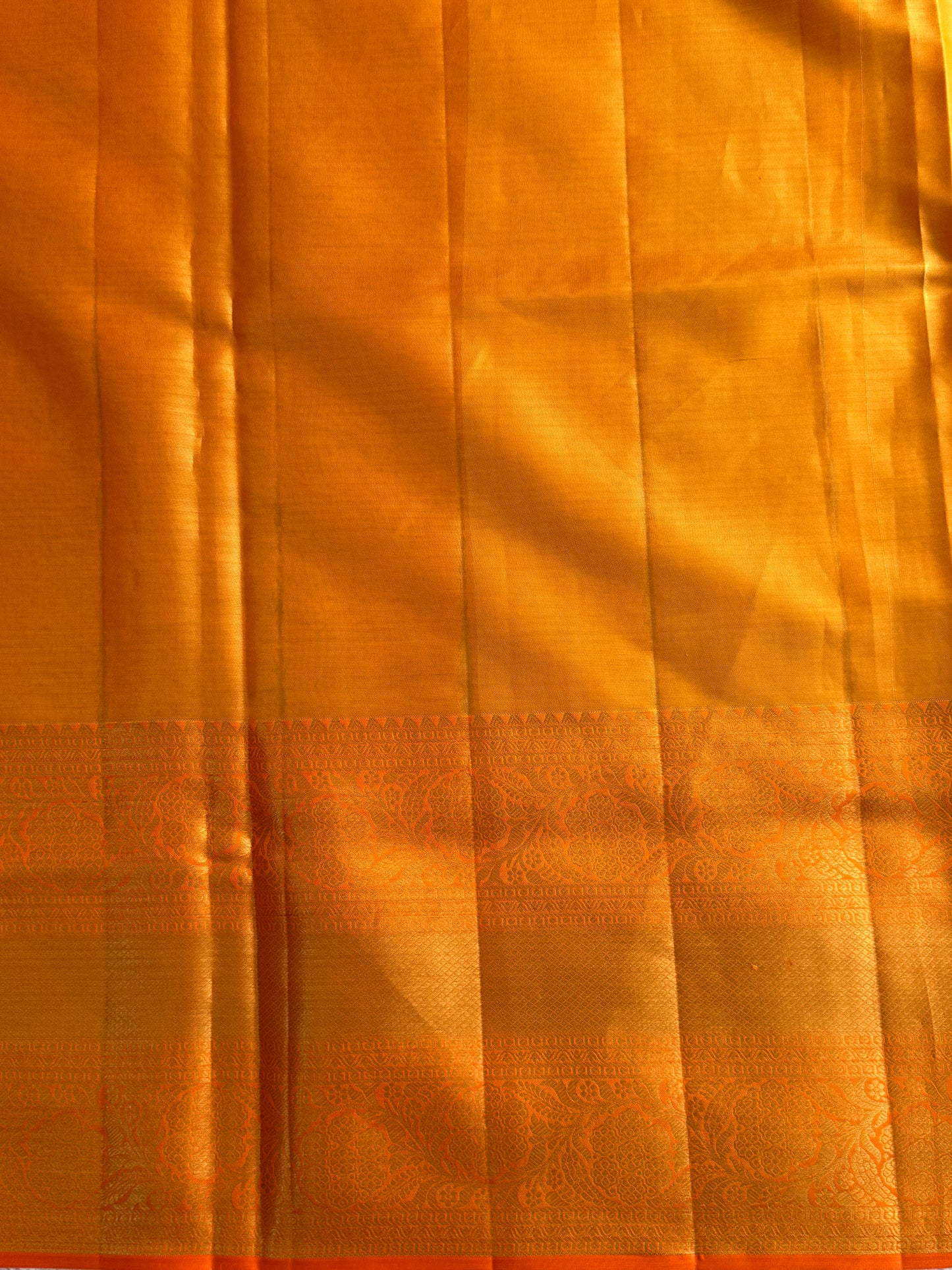 Green Kanjivaram Bridal Silk Saree With Gold Zari Border  | Handloom | Silk Mark Certified - Sampradaya Designer Studio