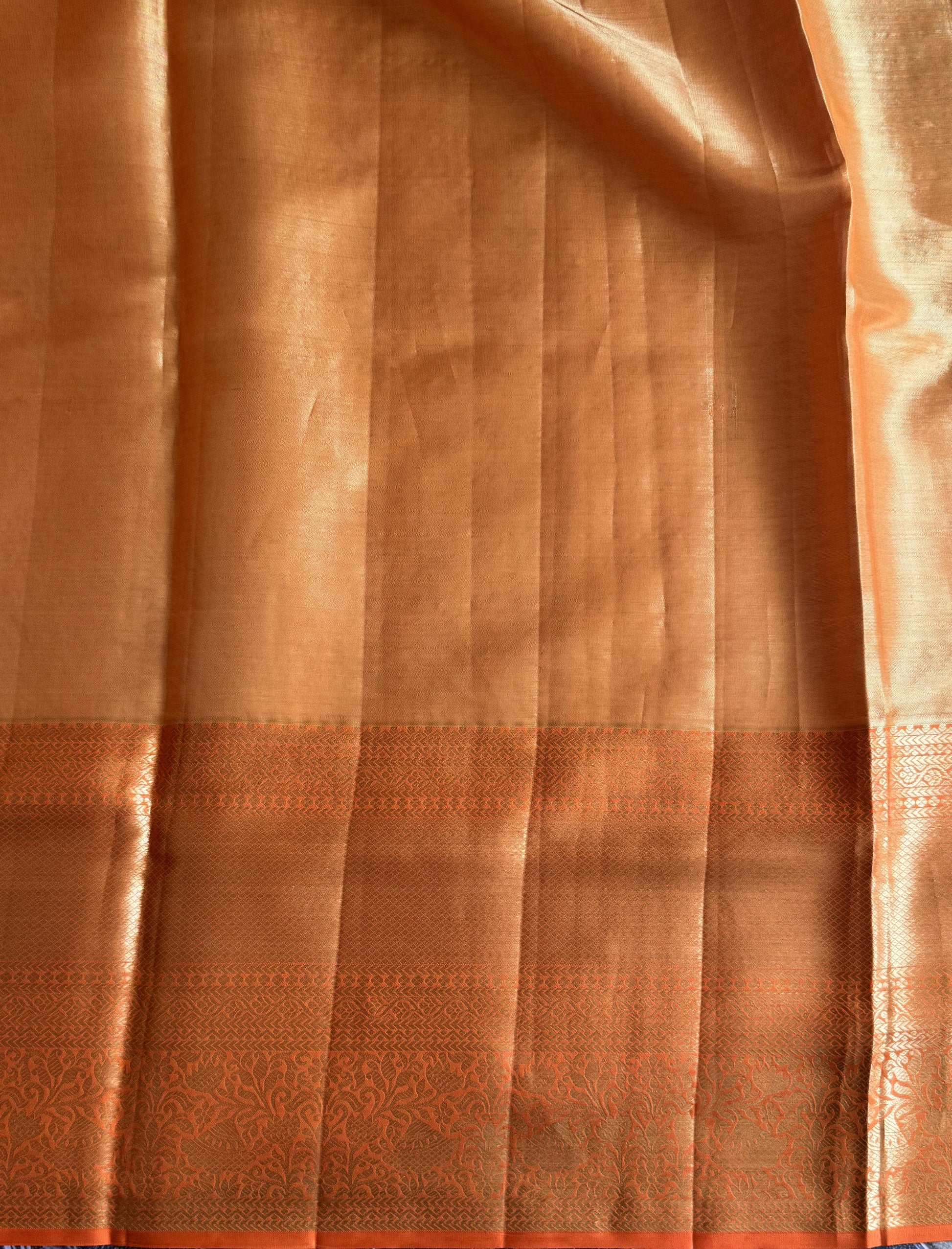 Blue Kanjivaram Bridal Silk Saree With Gold Zari Border  | Handloom | Silk Mark Certified - Sampradaya Designer Studio