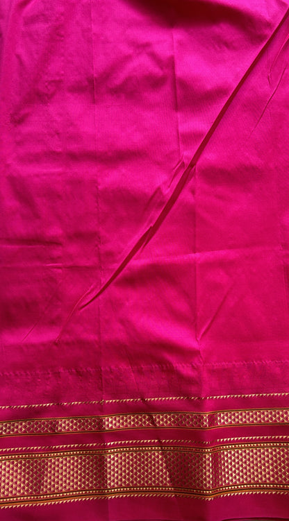 Narayanpet Silk Checks Saree Gray Colored Complemented with a Zari Border. - Sampradaya Designer Studio